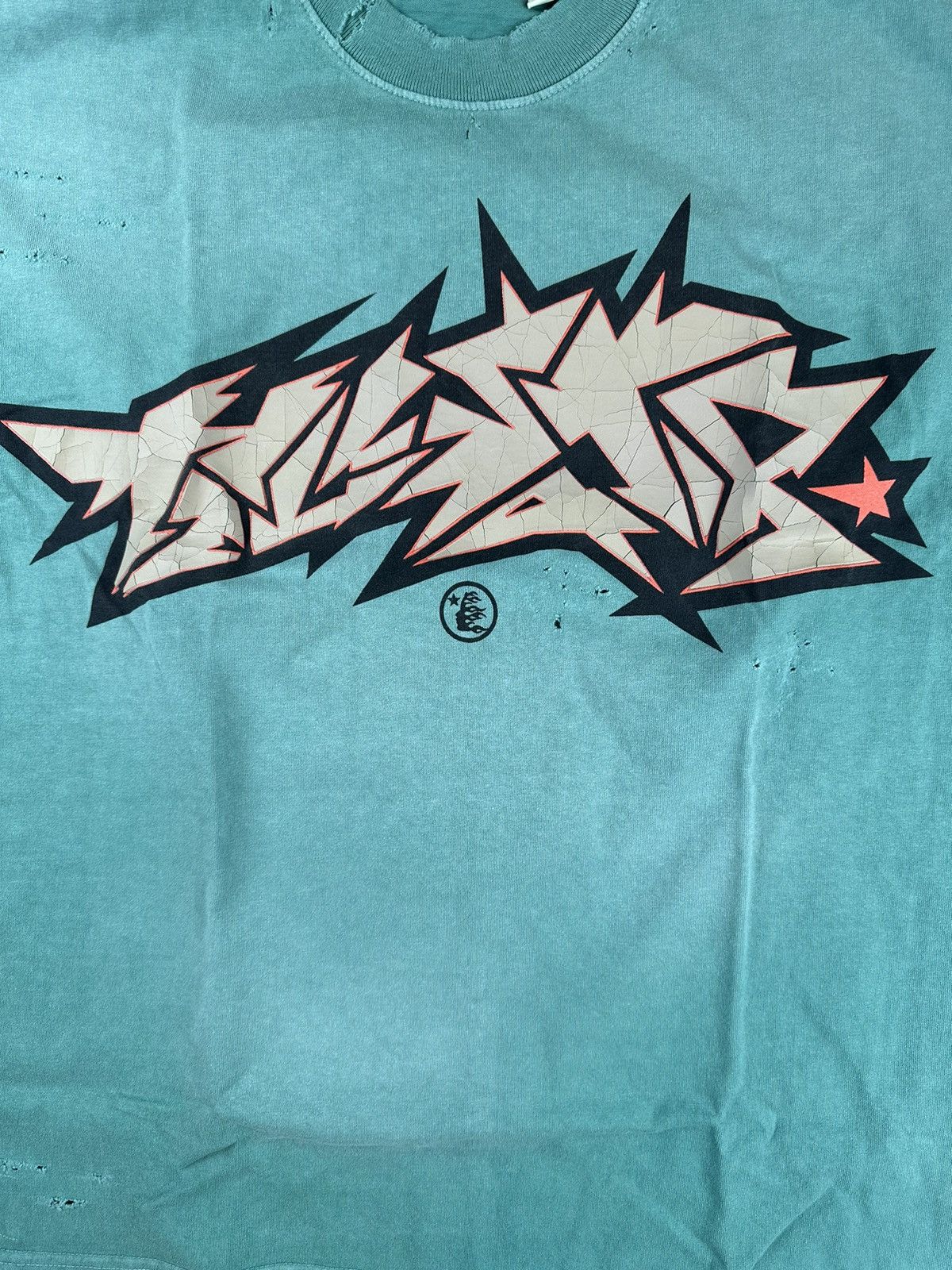HELLSTAR Hellstar Sample Cracked Print T-shirt Size US M / EU 48-50 / 2 - 2 Thumbnail
