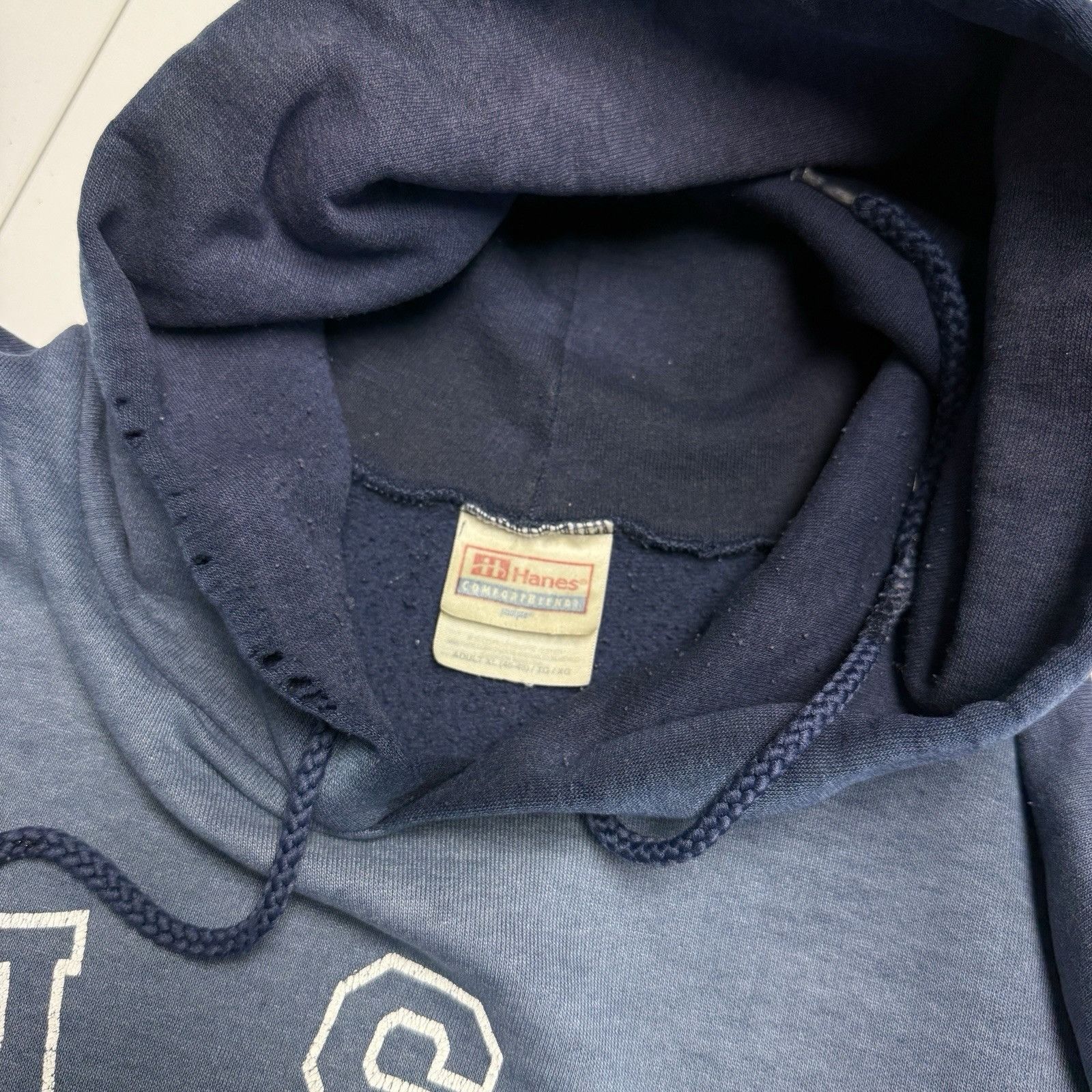 Vintage Vintage USA Hoodie Sweatshirt Mens XL 25.5x26 Faded Blue Y2K Size US XL / EU 56 / 4 - 16 Thumbnail