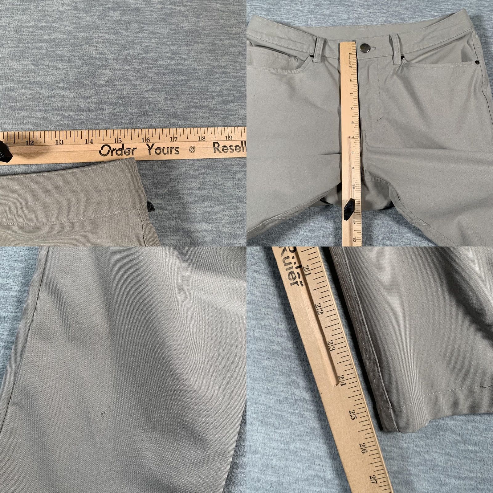Lululemon Lululemon Mens ABC 5 Pocket Pants 30 Tan Tech Chino Golf Travel Casual Size US 30 / EU 46 - 8 Thumbnail