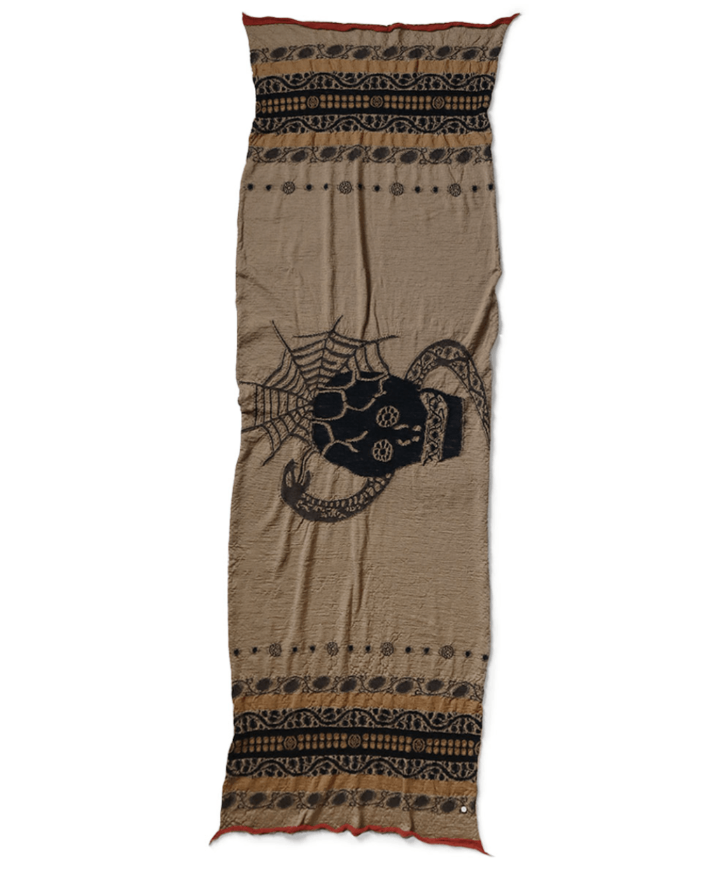 Kapital Shrunken Wool Coptic Skull Scarf Size ONE SIZE - 1 Thumbnail
