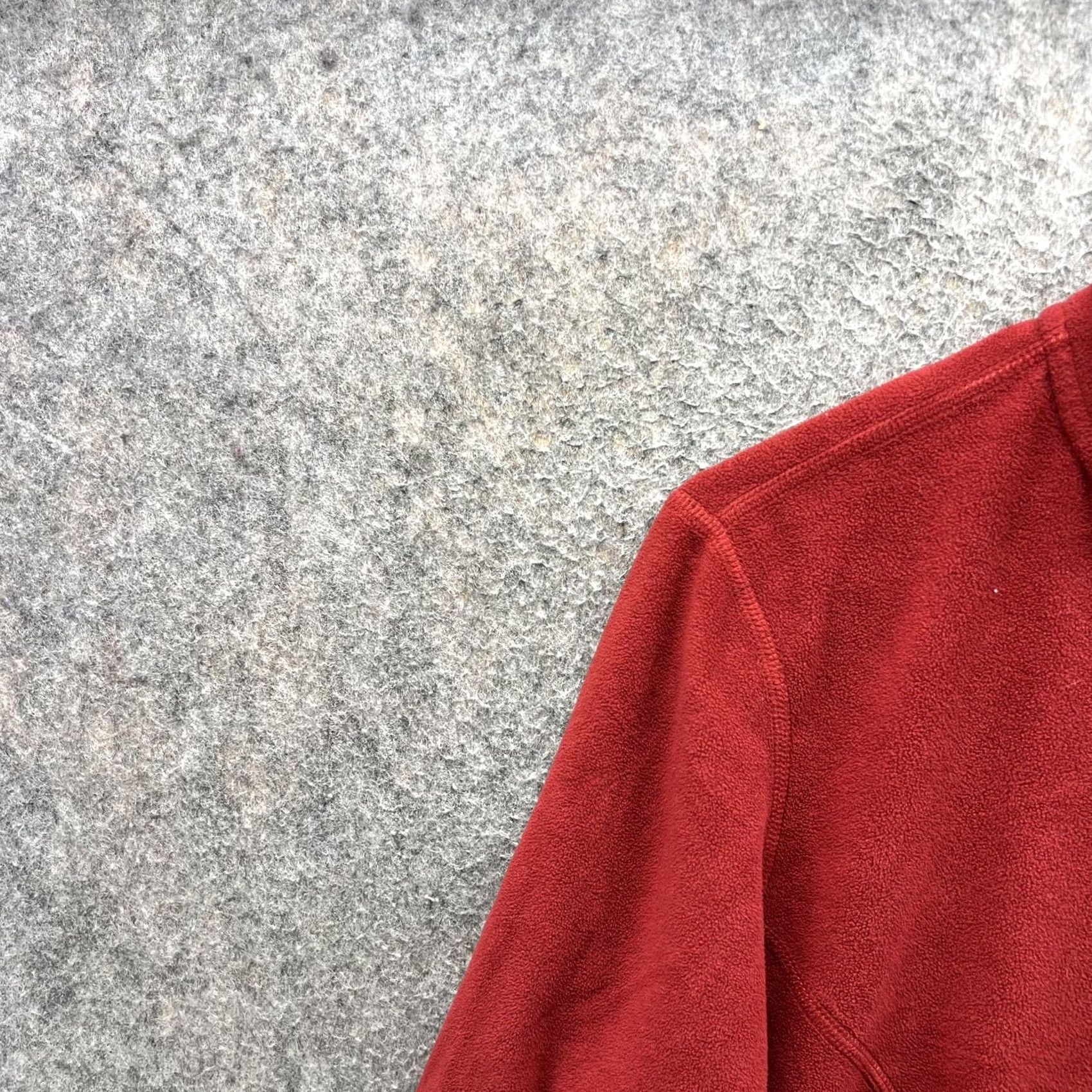 The North Face The North Face Sweatshirt Womens Large Red TKA 100 Fleece 1/4 Zip Pullover Top Size L / US 10 / IT 46 - 7 Thumbnail