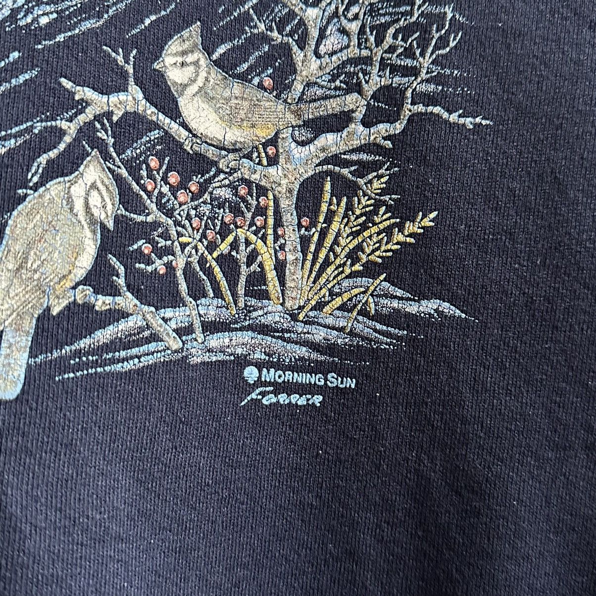Vintage Vintage 90s Morning Sun Winter Flowers Graphic Sweatshirt Size US M / EU 48-50 / 2 - 4 Thumbnail