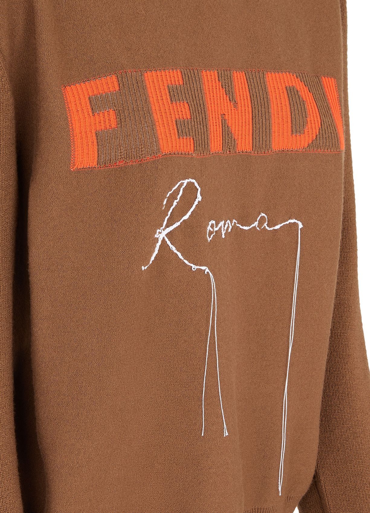 Fendi o1loc1c0824 Jumper in Marron Size XL / US 12-14 / IT 48-50 - 3 Thumbnail