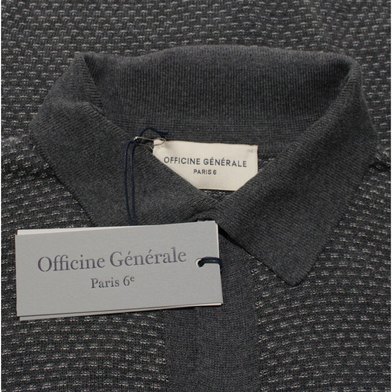 Officine Generale Officine Generale Sweater Size US S in Gray Size US S / EU 44-46 / 1 - 1 Thumbnail
