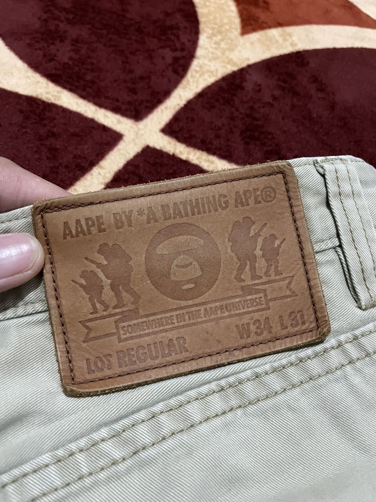 Aape CRAZY Aape chinos AOP Size US 35 - 21 Thumbnail