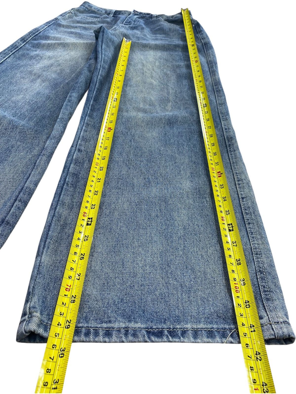 Japanese Brand Japanese Brand Faded Baggy Style Jeans Size US 30 / EU 46 - 8 Thumbnail