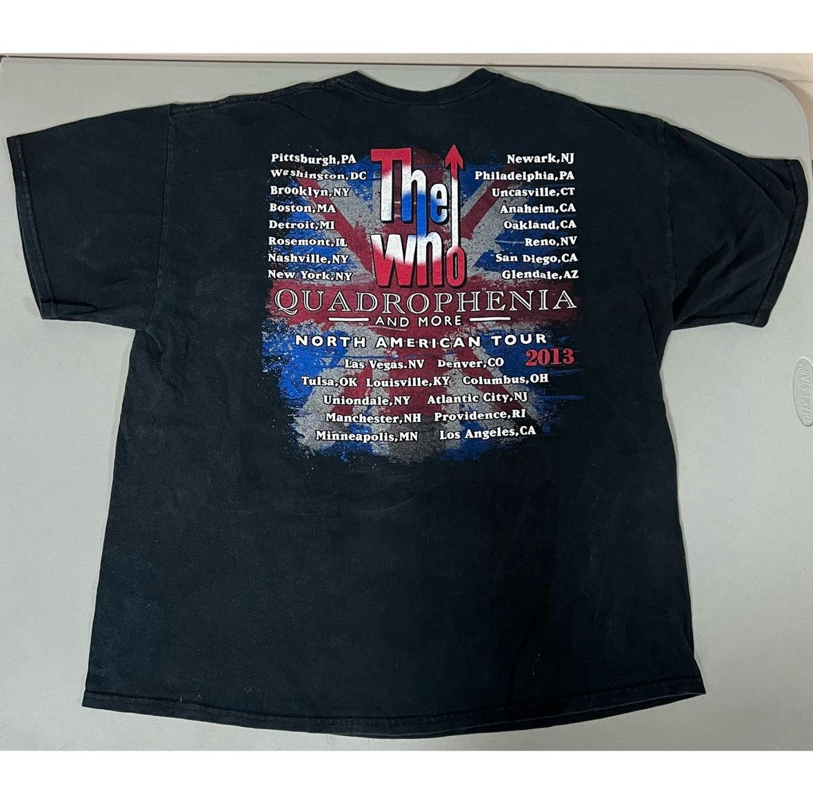 Band Tees Black ‘The Who Quadrophenia: 2013’ Band Tee Shirt Top XL 🇬🇧✨ Size US XL / EU 56 / 4 - 6 Thumbnail