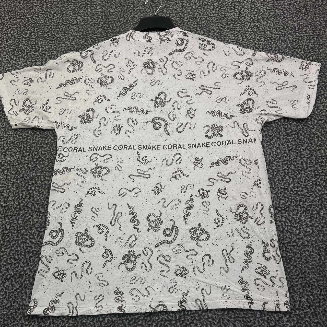 Other Vintage Coral Snake Shirt Men Oneita Short Sleeve Cotton XL Size US XL / EU 56 / 4 - 2 Thumbnail
