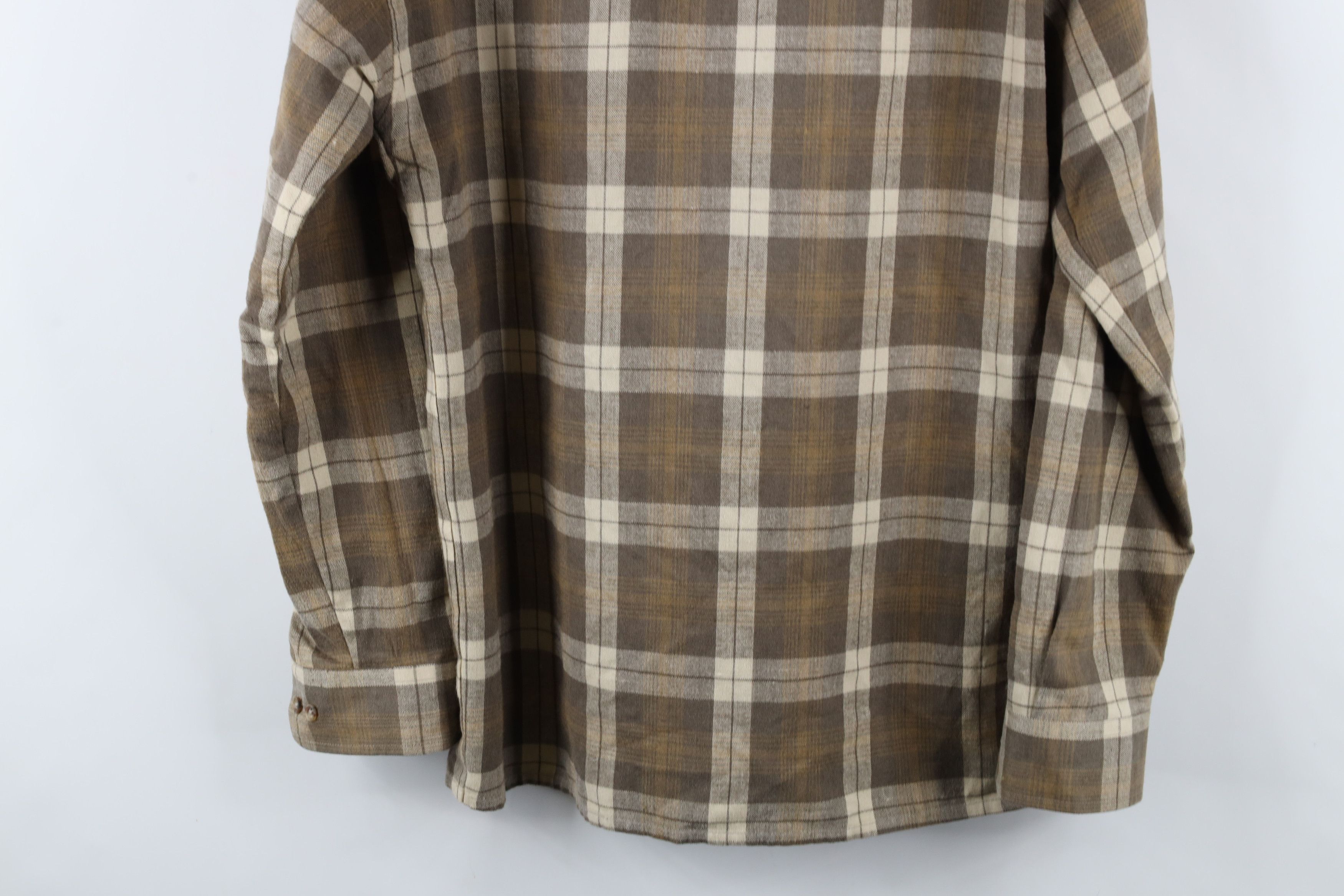 Vintage Vintage 90s Streetwear Pocket Collared Button Shirt Plaid Size US M / EU 48-50 / 2 - 9 Thumbnail