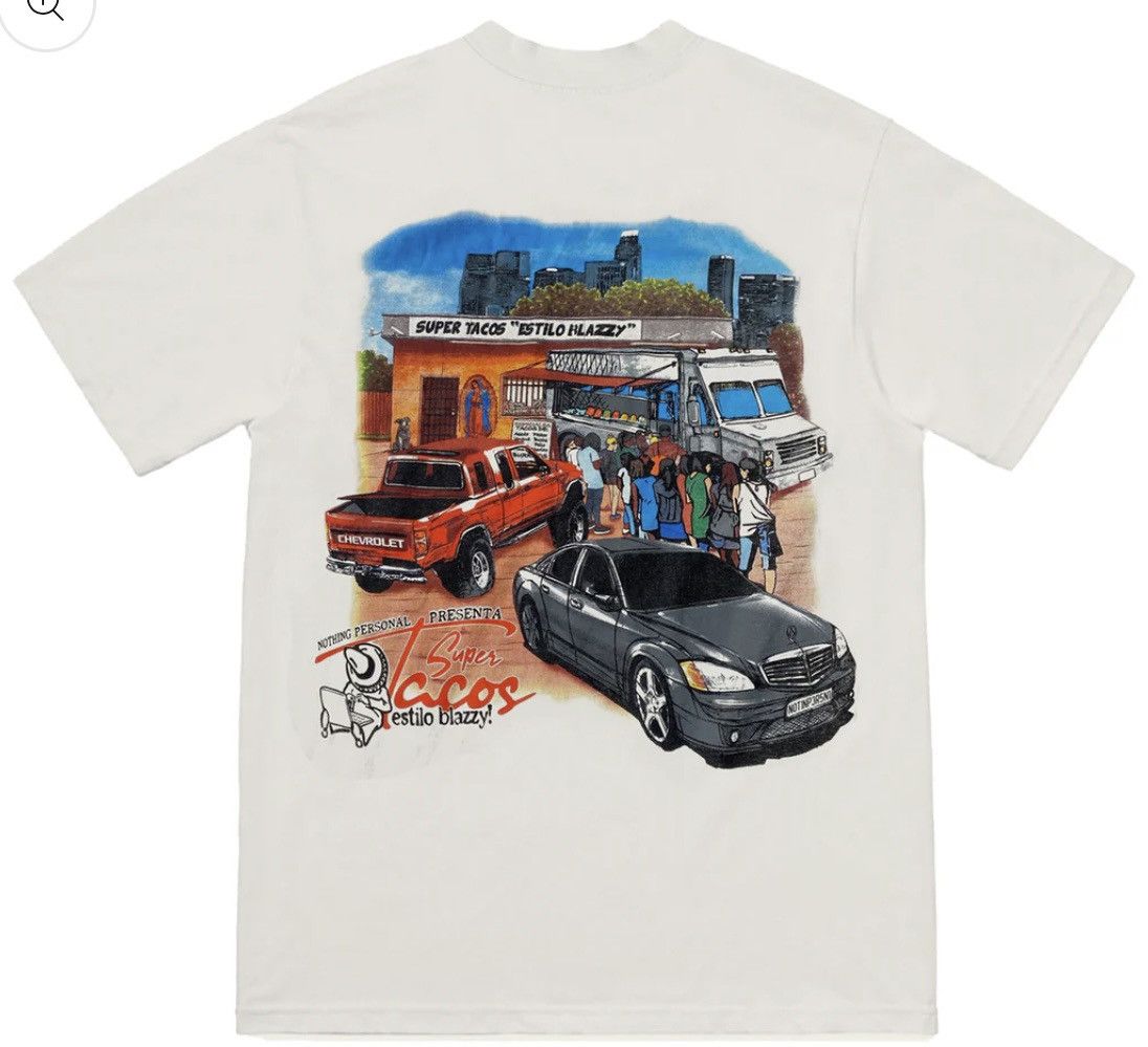 Vintage Brand New Nothing Personal Estilo Blazzy T Shirt XL Size US XL / EU 56 / 4 - 1 Thumbnail