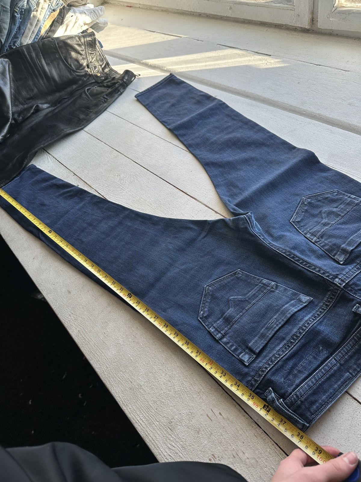 Diesel 🚨 RARE DIESEL MEN DENIM JEANS AVANT GARDE IFSIXWASNINE Y2K Size US 31 - 14 Thumbnail