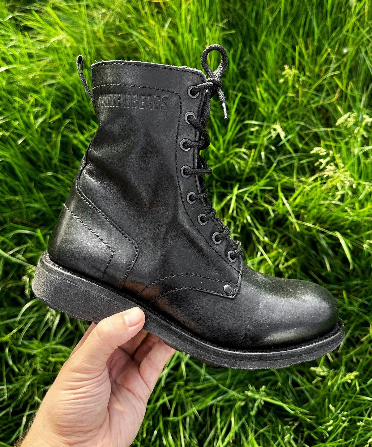 Dirk Bikkembergs Dirk Bikkembergs Boots Shoes Leather Black Lace Vintage Size US 9 / IT 39 - 1 Thumbnail
