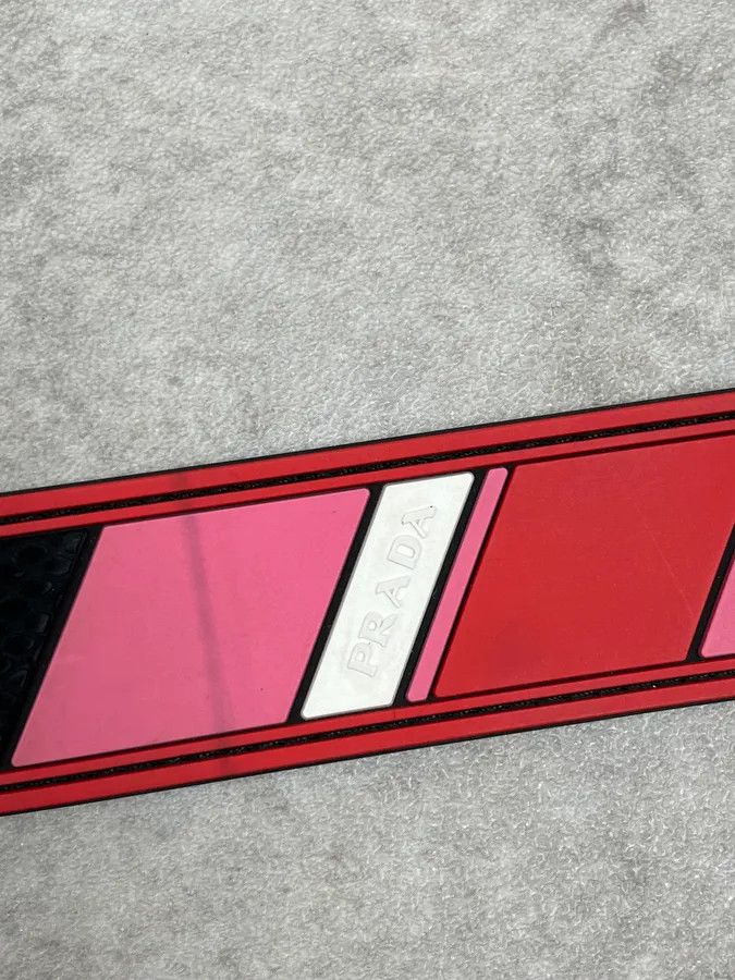 Prada FW2018 Prada Red & Blue Belt Size ONE SIZE - 7 Thumbnail