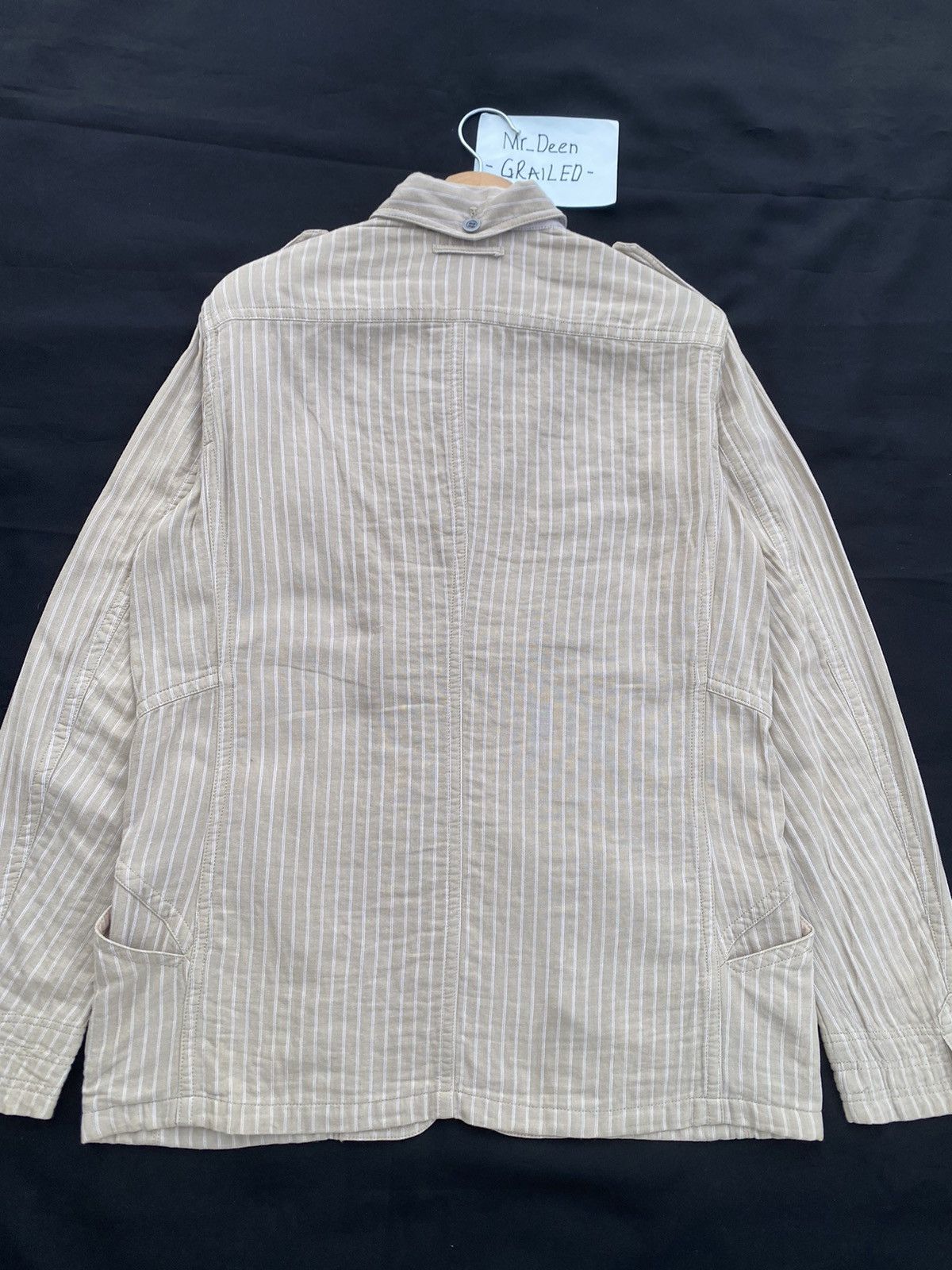 Jean Paul Gaultier Rare Vintage Jean Paul Gaultier JPG Stripes Cotton Jacket Size US M / EU 48-50 / 2 - 21 Thumbnail