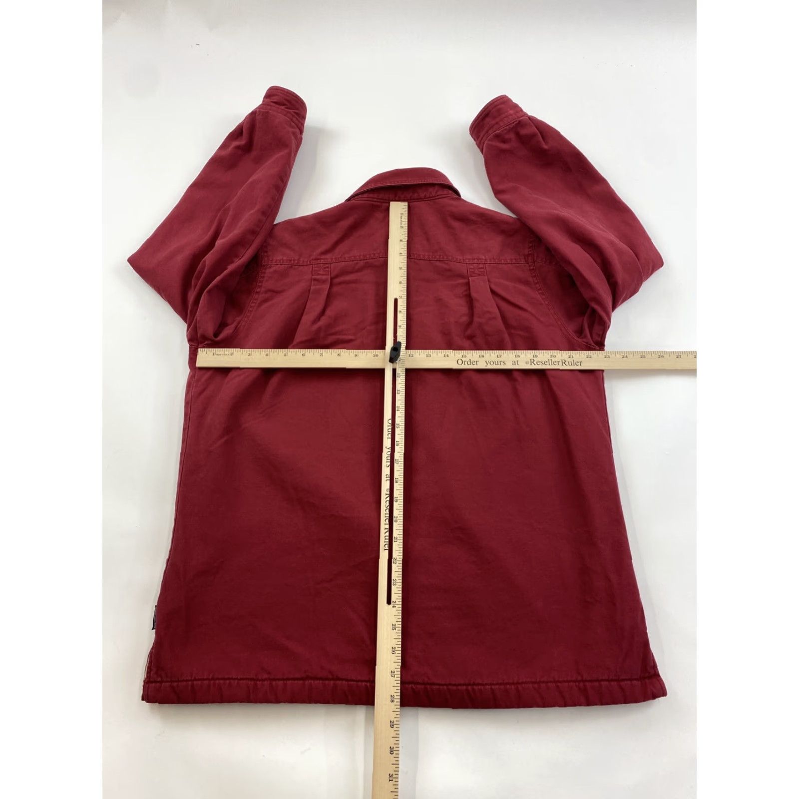 Vintage VINTAGE Woolrich Jacket Red L Womens Overcoat Button Up (Missing Buttons) Size L / US 10 / IT 46 - 8 Thumbnail