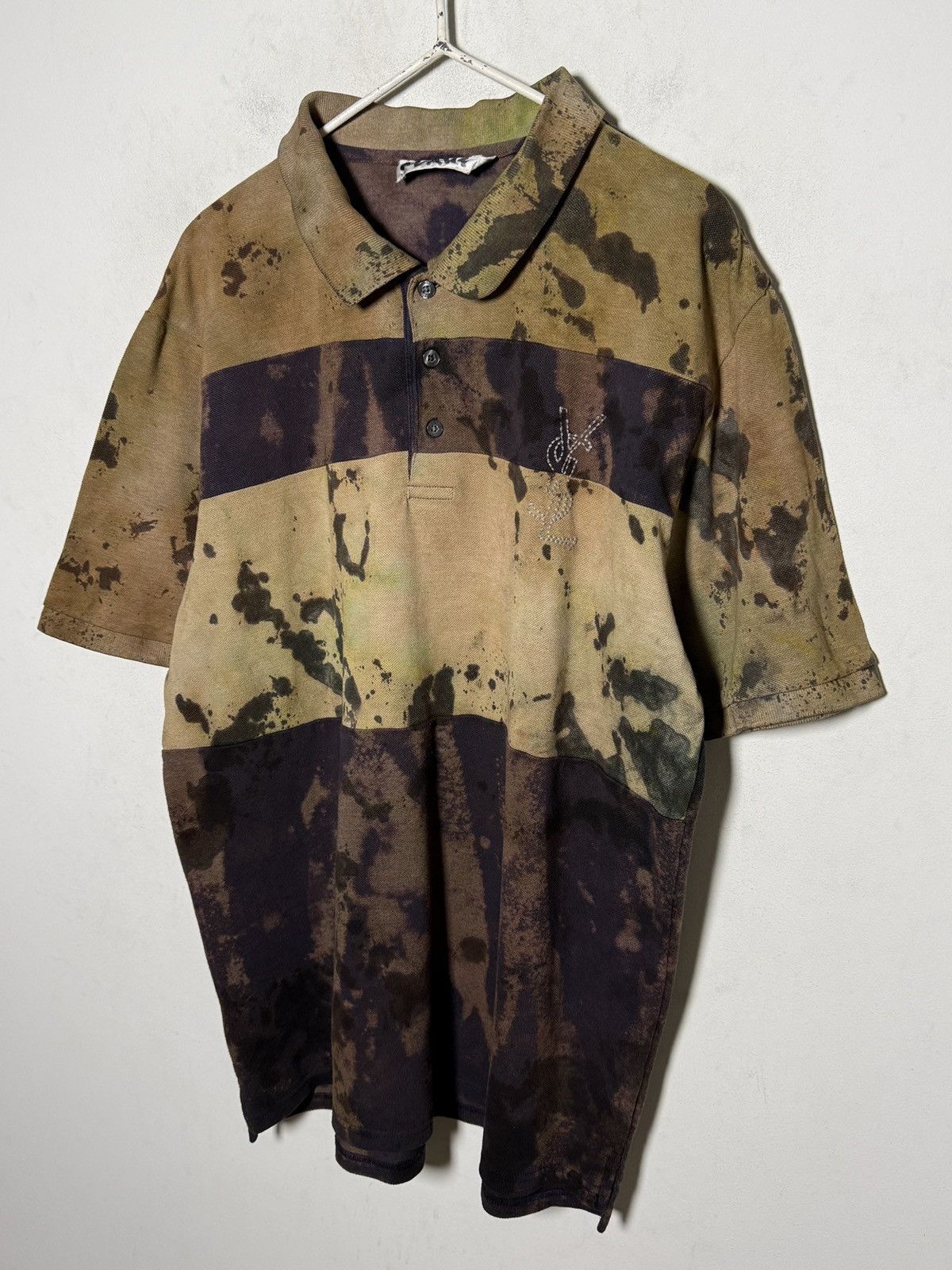 Yves Saint Laurent Vintage Yves Saint Laurent punk grunge painters polo Size US XL / EU 56 / 4 - 2 Thumbnail