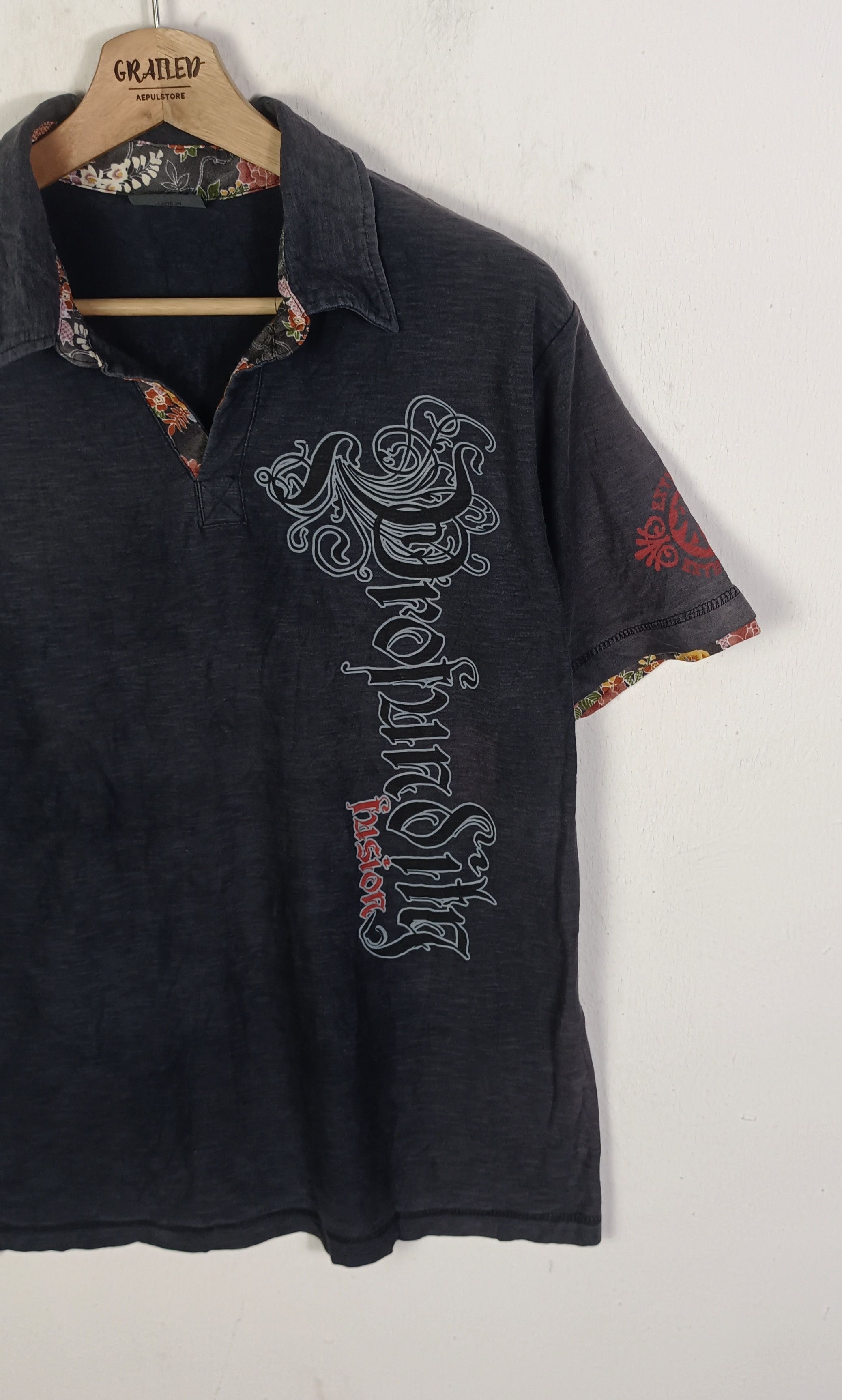 Bullet Noise Fusion Japan Bullet Noise Yakuza Full Print Sun Faded Size US M / EU 48-50 / 2 - 4 Thumbnail
