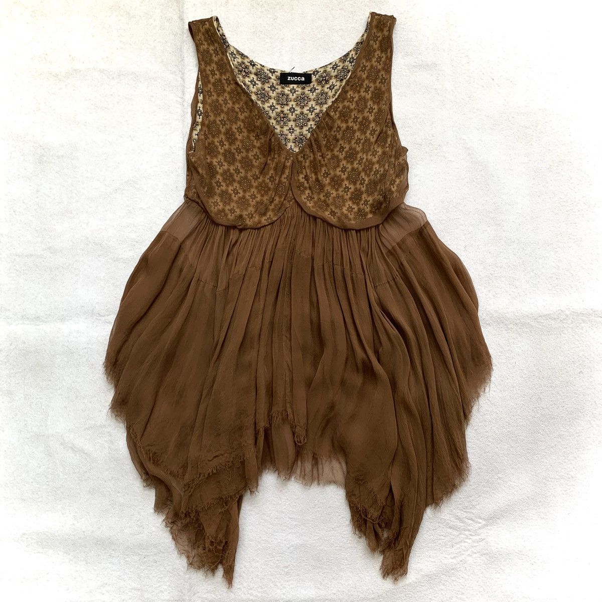 Zucca Zucca AW2008 Layered Sheer Mesh Dress Size M / US 6-8 / IT 42-44 - 1 Thumbnail