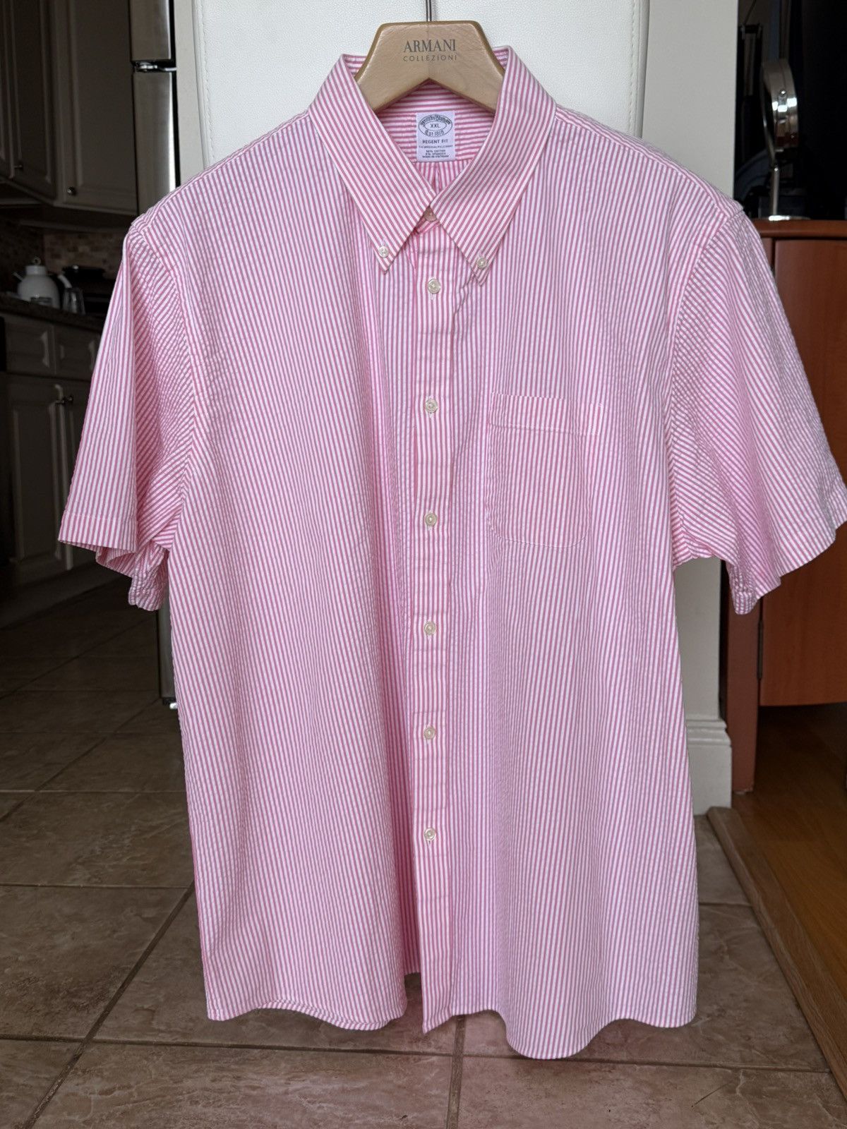 Brooks Brothers Brooks Brothers Pink Casual Button Down Shirt Size US XXL / EU 58 / 5 - 1 Thumbnail