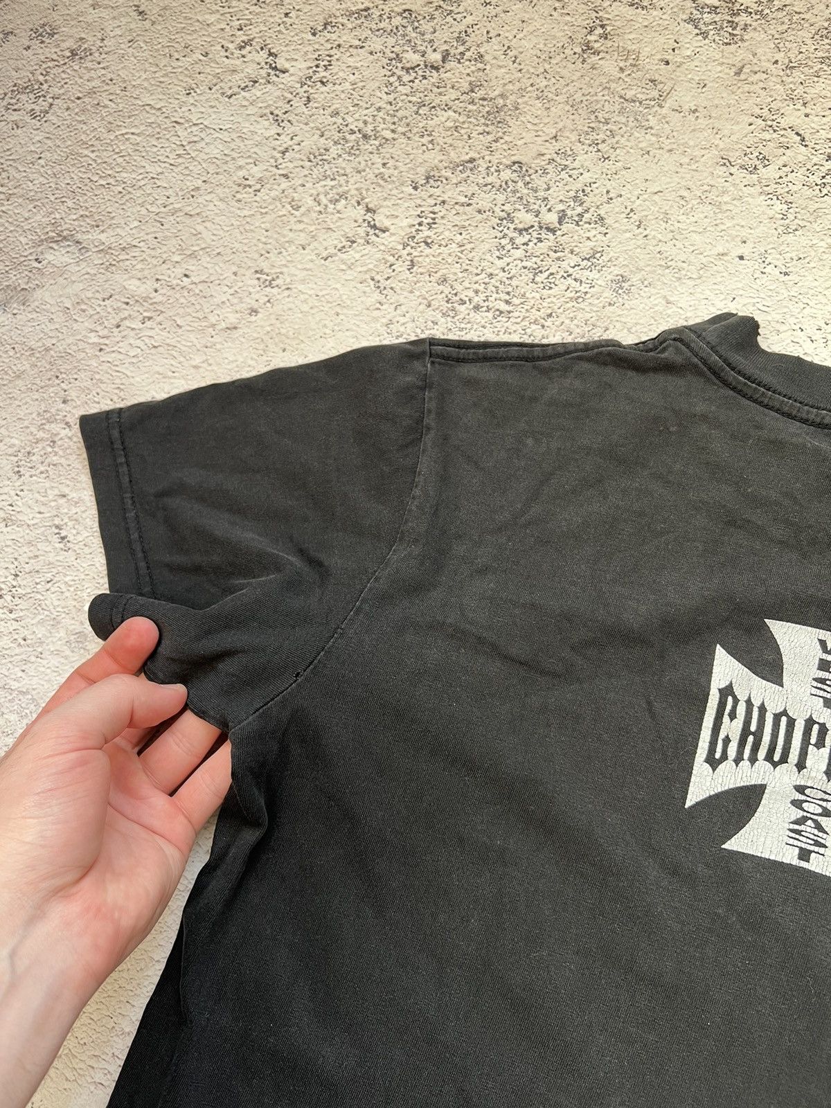 Vintage × West Coast Choppers Vintage Y2k West Coast Choppers Faded Tee Size US M / EU 48-50 / 2 - 8 Thumbnail