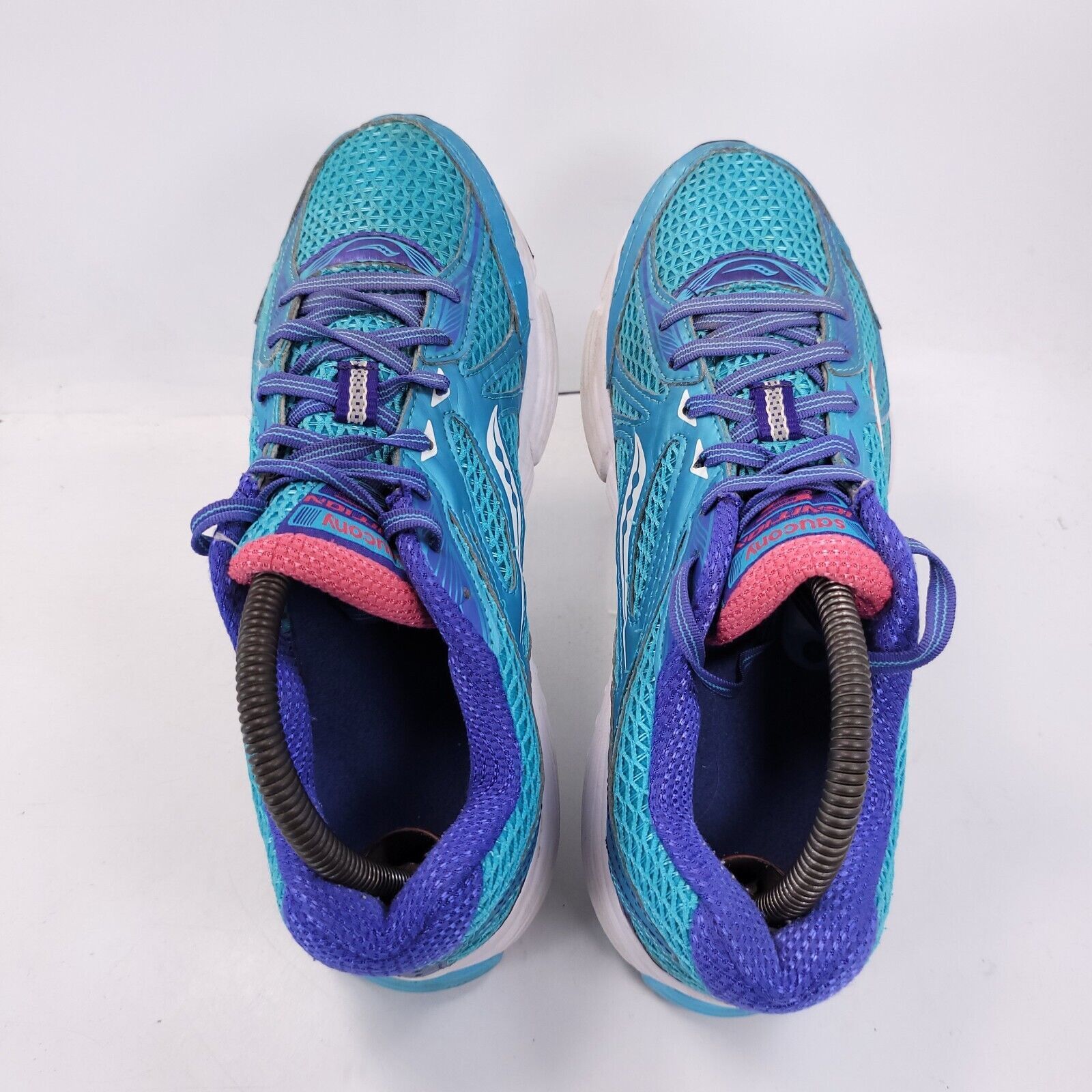 Saucony Saucony Ignition 5 Shoe Womens Size 9 S15202-1 Blue White Size US 9 / IT 39 - 4 Thumbnail