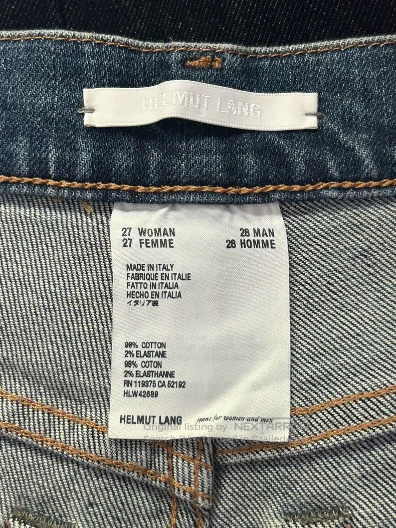 Helmut Lang Helmut Lang High-waisted slim fit jeans Size 27" / US 4 / IT 40 - 3 Thumbnail