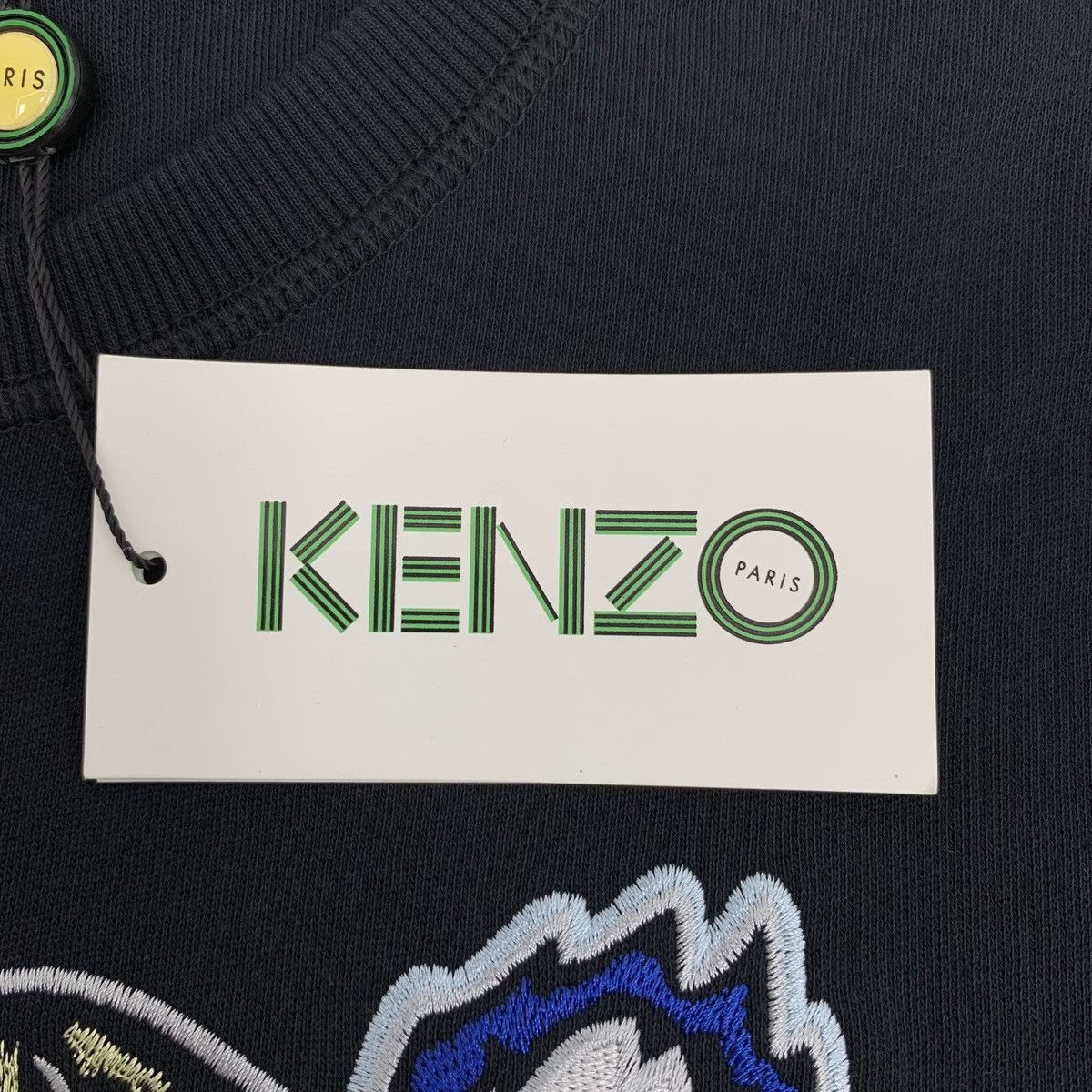 Kenzo Kenzo Tiger Head Embroidered Long Sleeve Sweatshirt K26WX Size US L / EU 52-54 / 3 - 6 Thumbnail