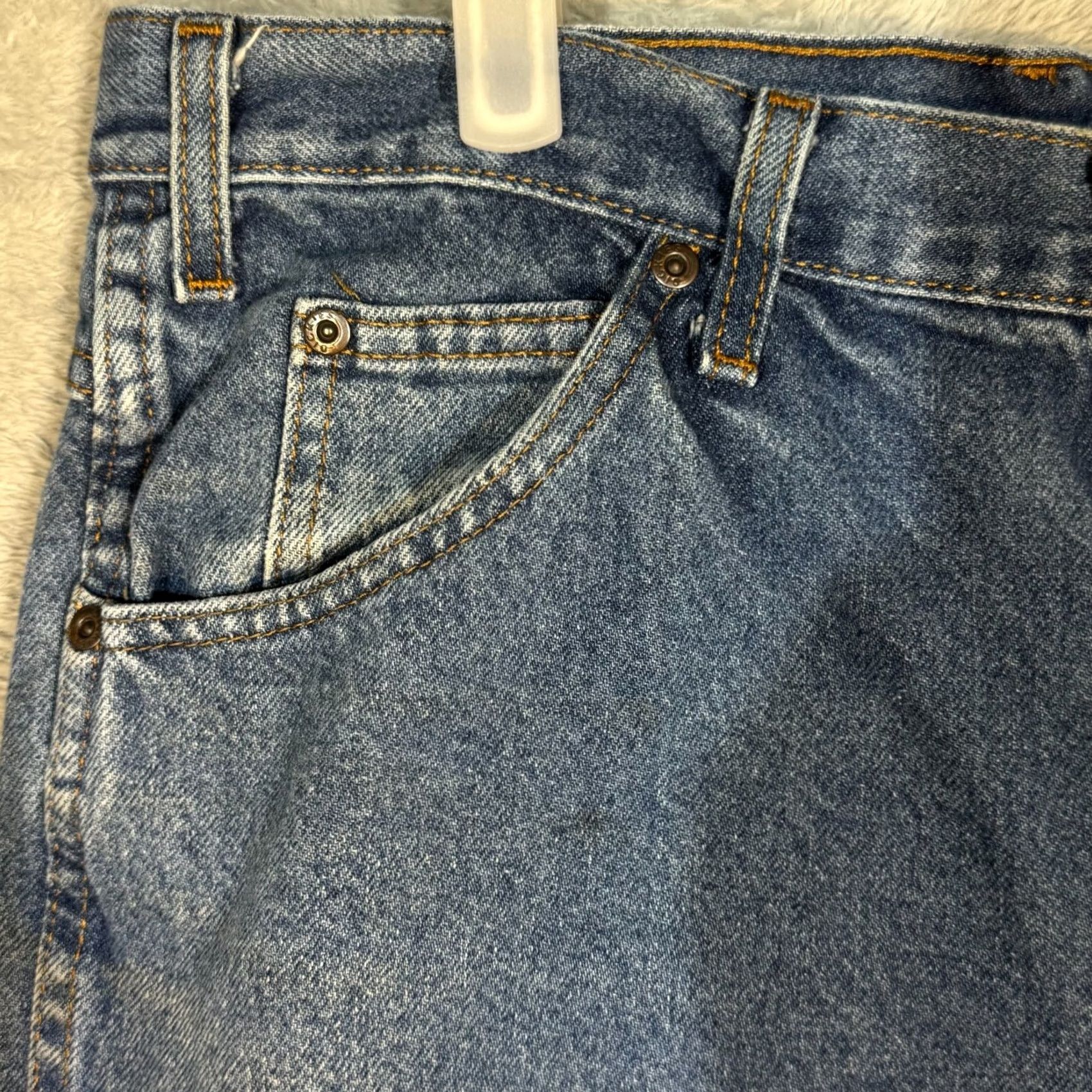 Dickies Dickies Carpenter Jeans Mens 34x34 Blue Denim Regular Fit Workwear Size US 34 / EU 50 - 3 Thumbnail