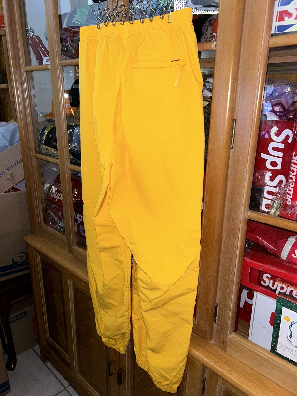 Supreme Supreme Full Zip Baggy Warm Up Pant Yellow SS23 Medium NEW Size US 34 / EU 50 - 5 Thumbnail