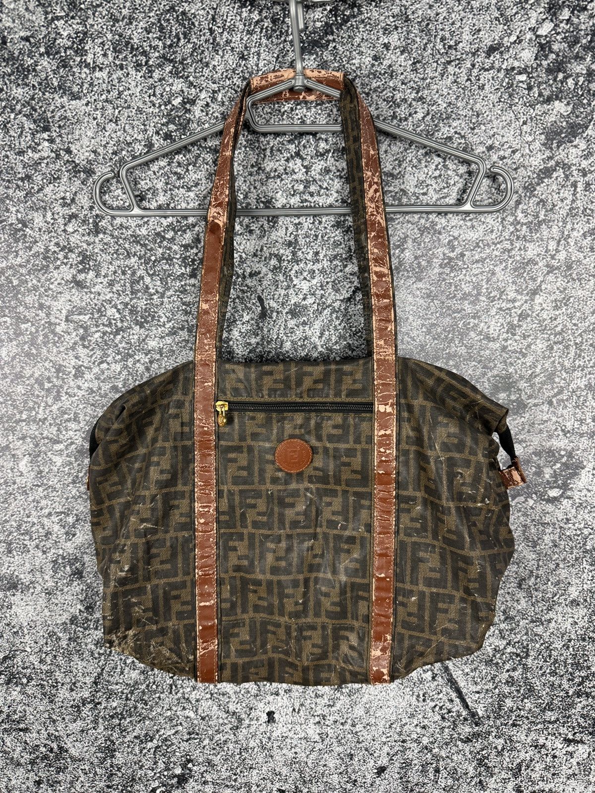 Fendi Rare Fendi Monogram Bag Made in Italy Vintage Luxury Size ONE SIZE - 1 Thumbnail