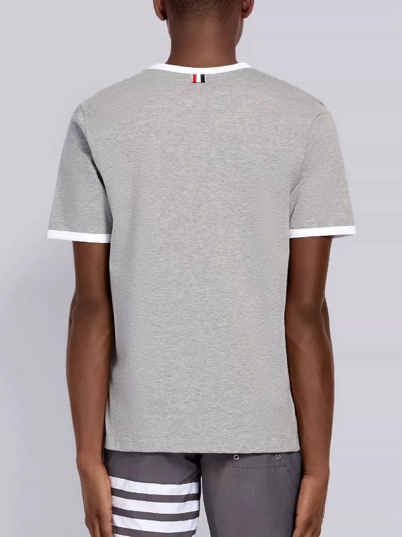 Thom Browne Thom Browne Round neck short sleeve T-shirt Size US L / EU 52-54 / 3 - 3 Thumbnail