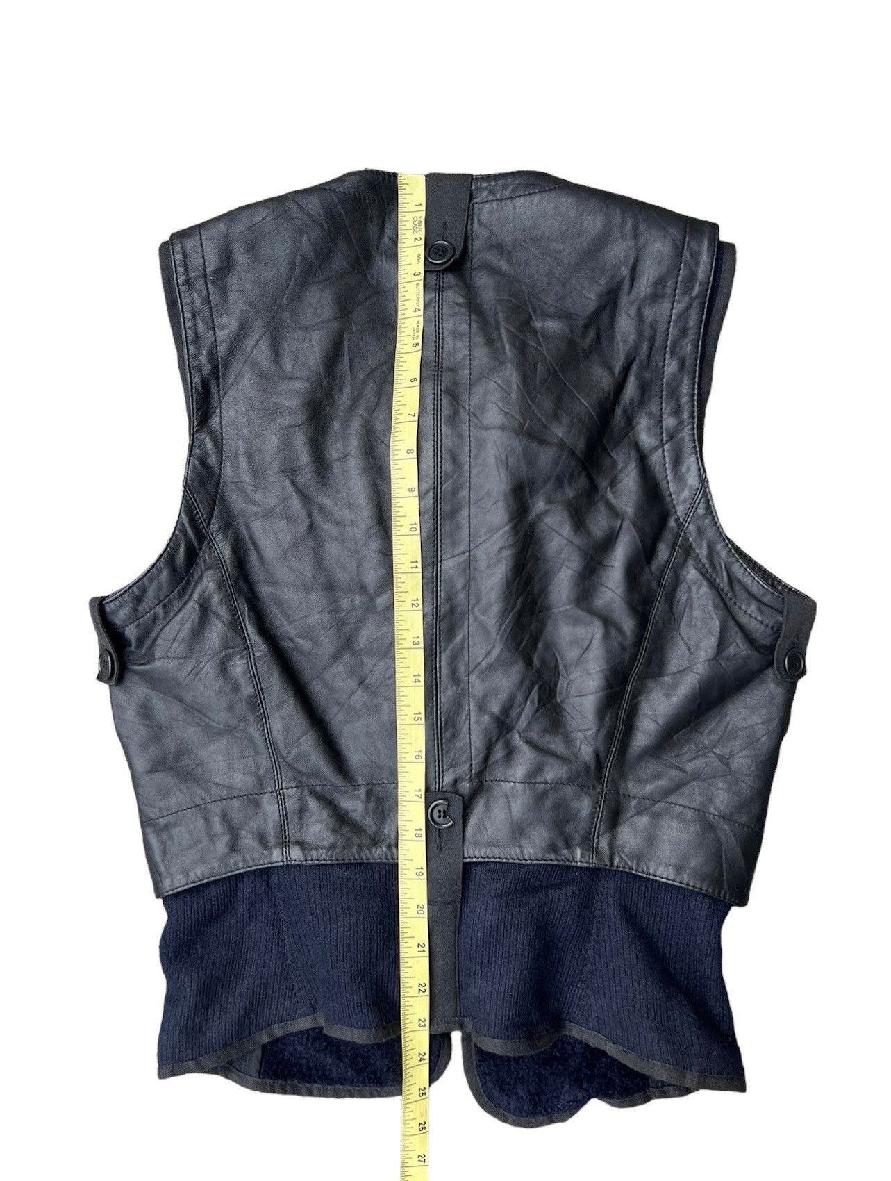 トップス 90s Dirk Bikkembergs Leather Vest Vintage 90s DIRK BIKKEMBERGS Detachable Linig Leather Vest