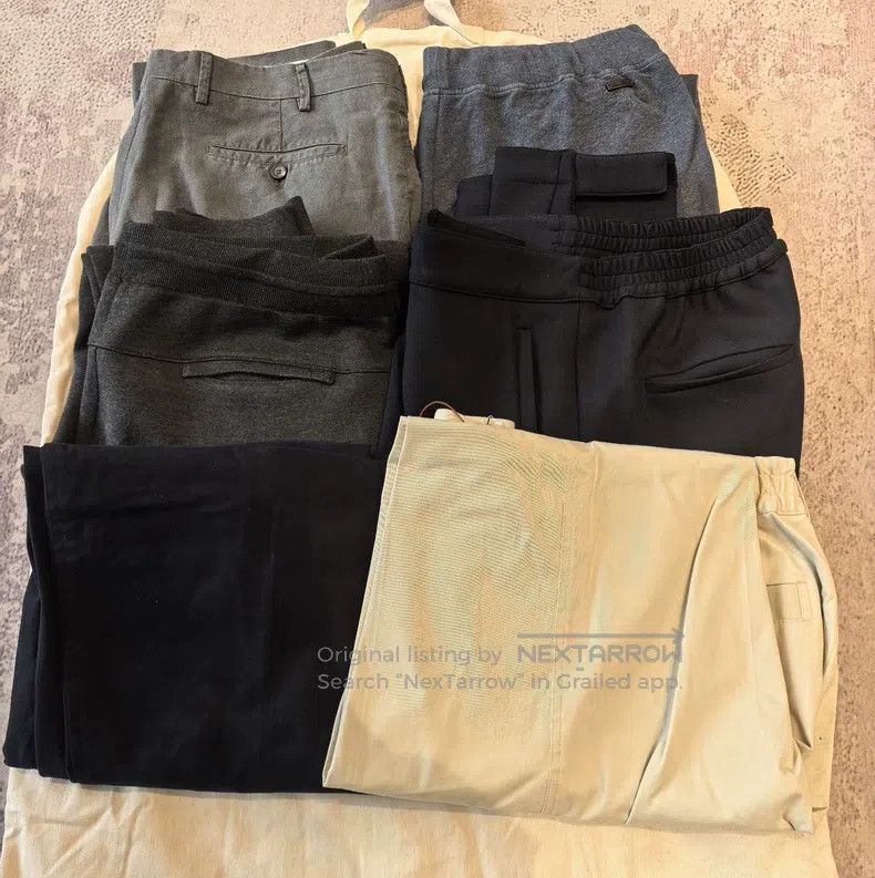 Loro Piana Loro Piana size XL Dark gray drawstring sport pants Size US 26 / EU 42 - 3 Thumbnail