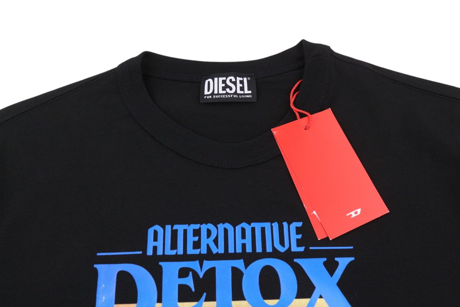 Diesel T-JUST-G4 XS Black Crew Neck Tricot T-Shirt 85113 Size US XS / EU 42 / 0 - 4 Thumbnail