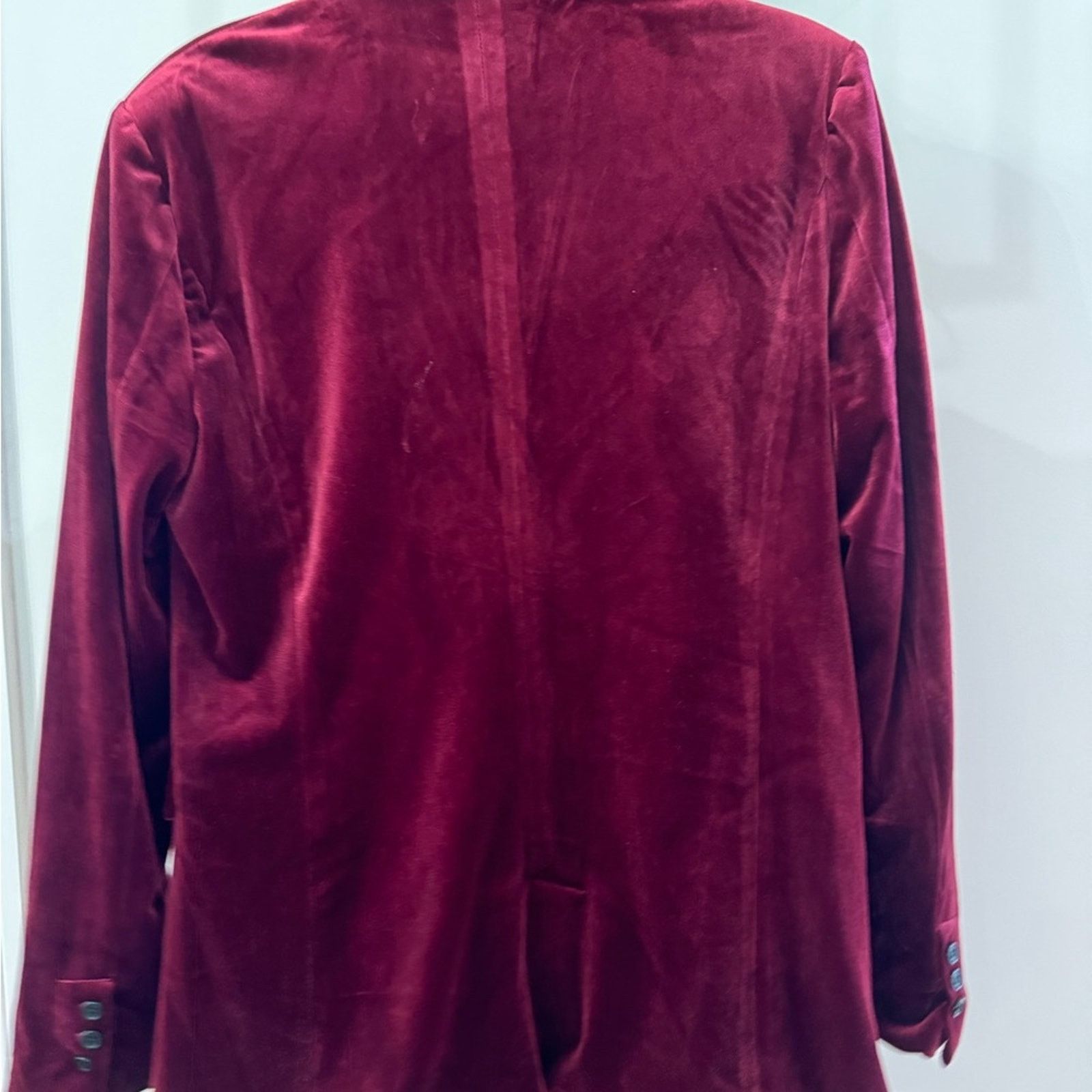BLANKNYC Blank nyc red velvet blazer Classic single button medium Size M / US 6-8 / IT 42-44 - 6 Thumbnail