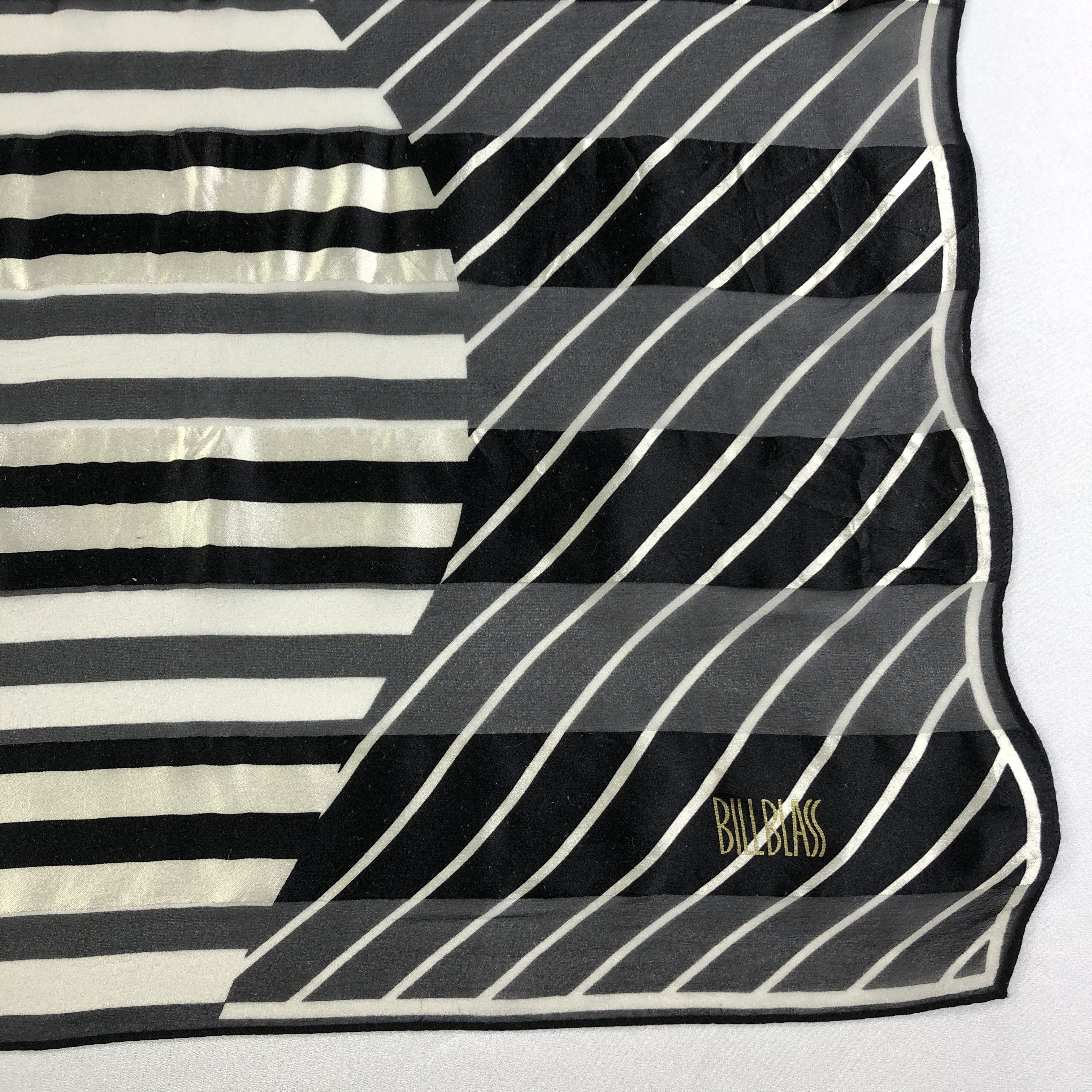 Bill Blass × Vintage Vintage Bill Blass Silk Scarf Size ONE SIZE - 4 Thumbnail