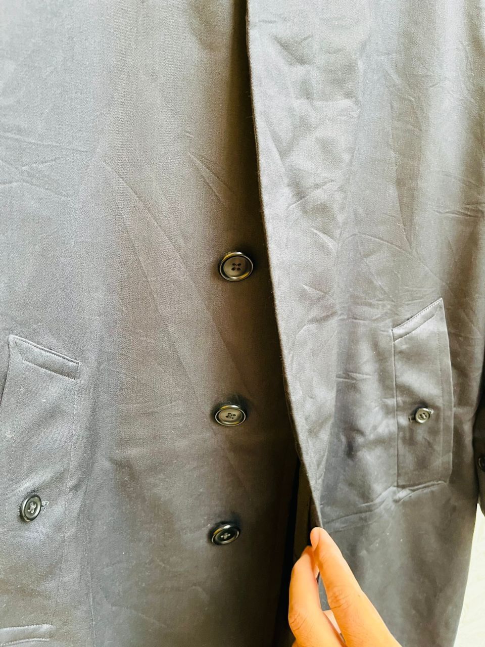 Burberry × Japanese Brand × Vintage Vintage Burberrys Long Coat Designer Fashion Style Size US L / EU 52-54 / 3 - 7 Thumbnail