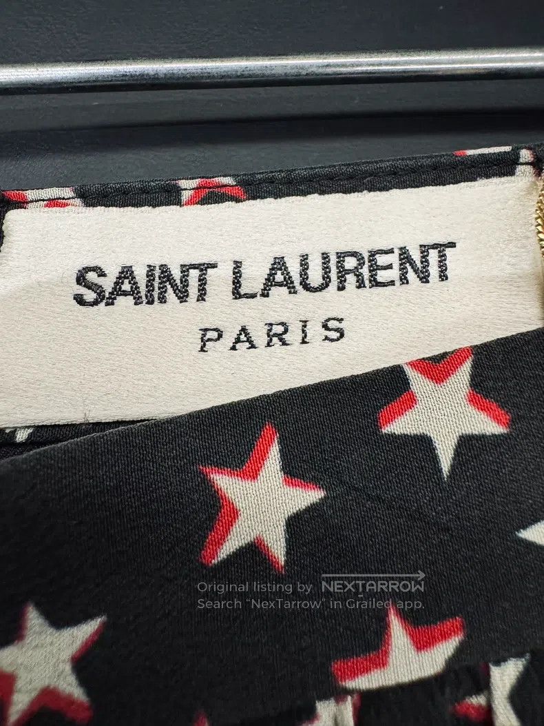 Saint Laurent Paris Saint Laurent Paris Starry Skirt Size 35" - 4 Thumbnail