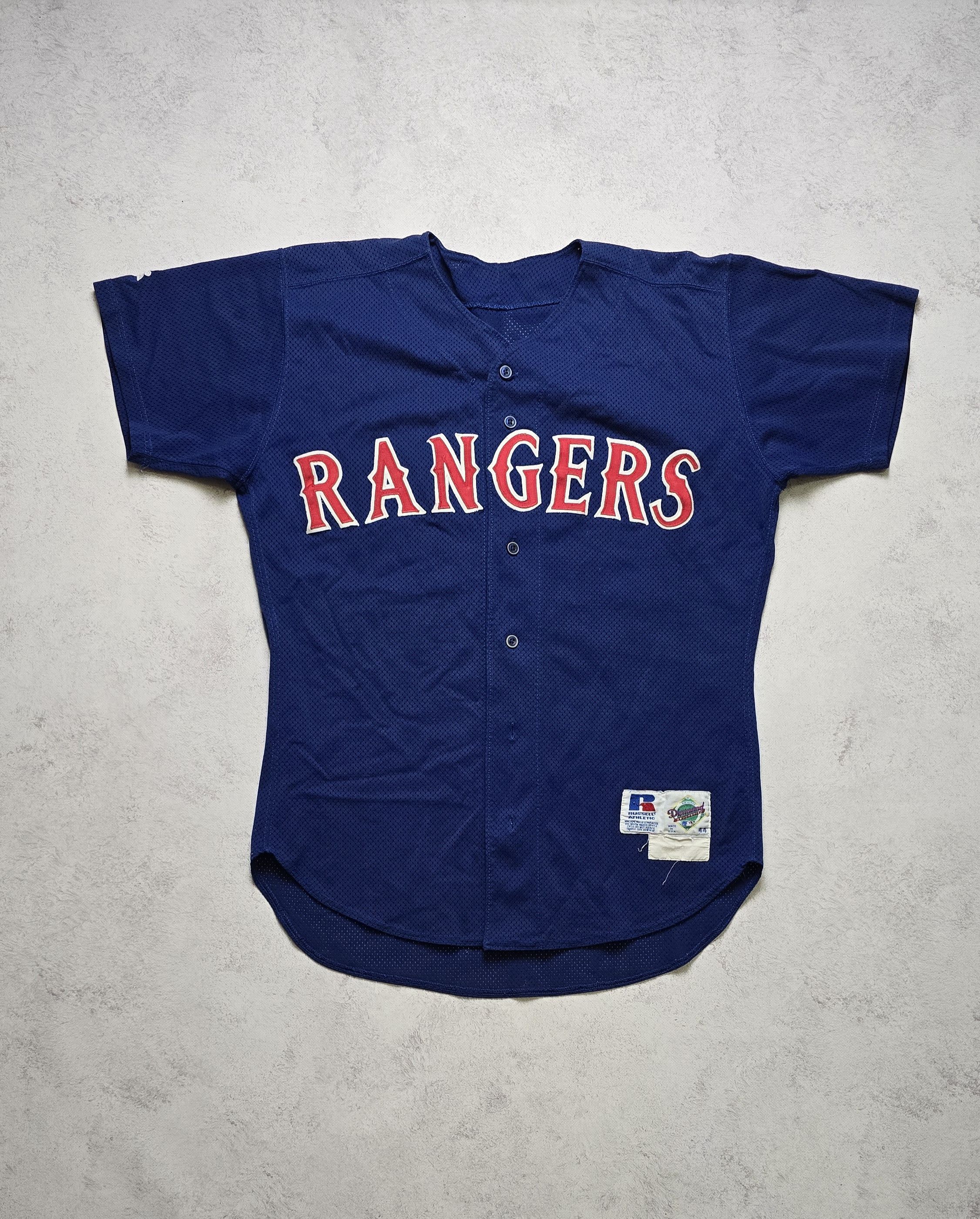 Russell Athletic Texas Rangers Team Issued BP Jersey #62 Men’s L 44 1990s USA Size US L / EU 52-54 / 3 - 1 Thumbnail