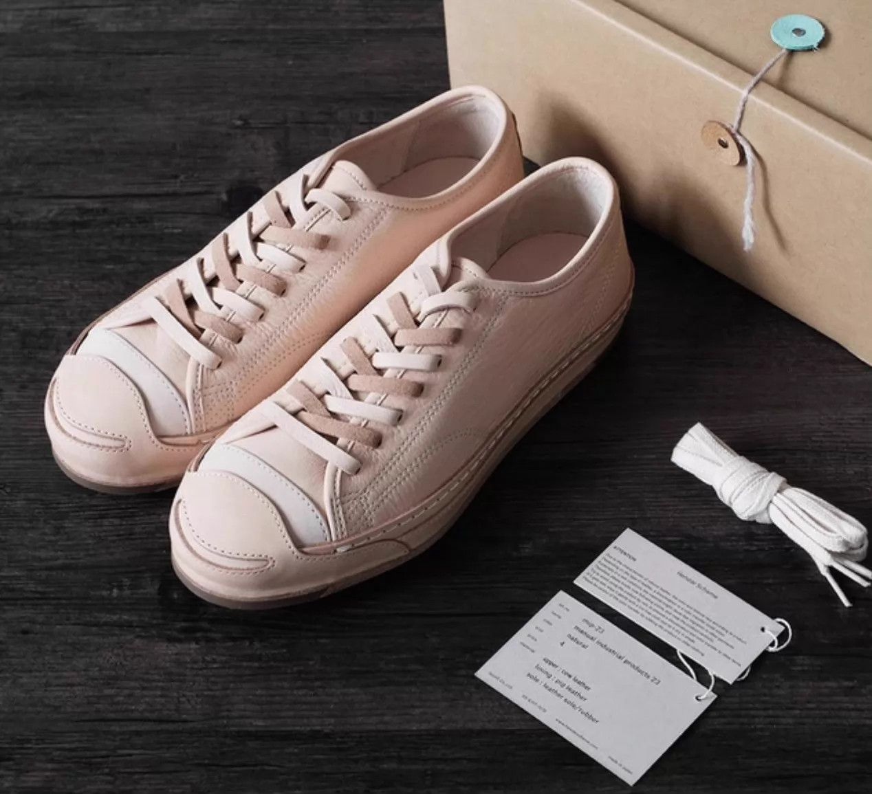 Hender Scheme Hender Scheme Jack Purcell Jpn Handmade Leather 41 Size US 8 / EU 41 - 2 Thumbnail