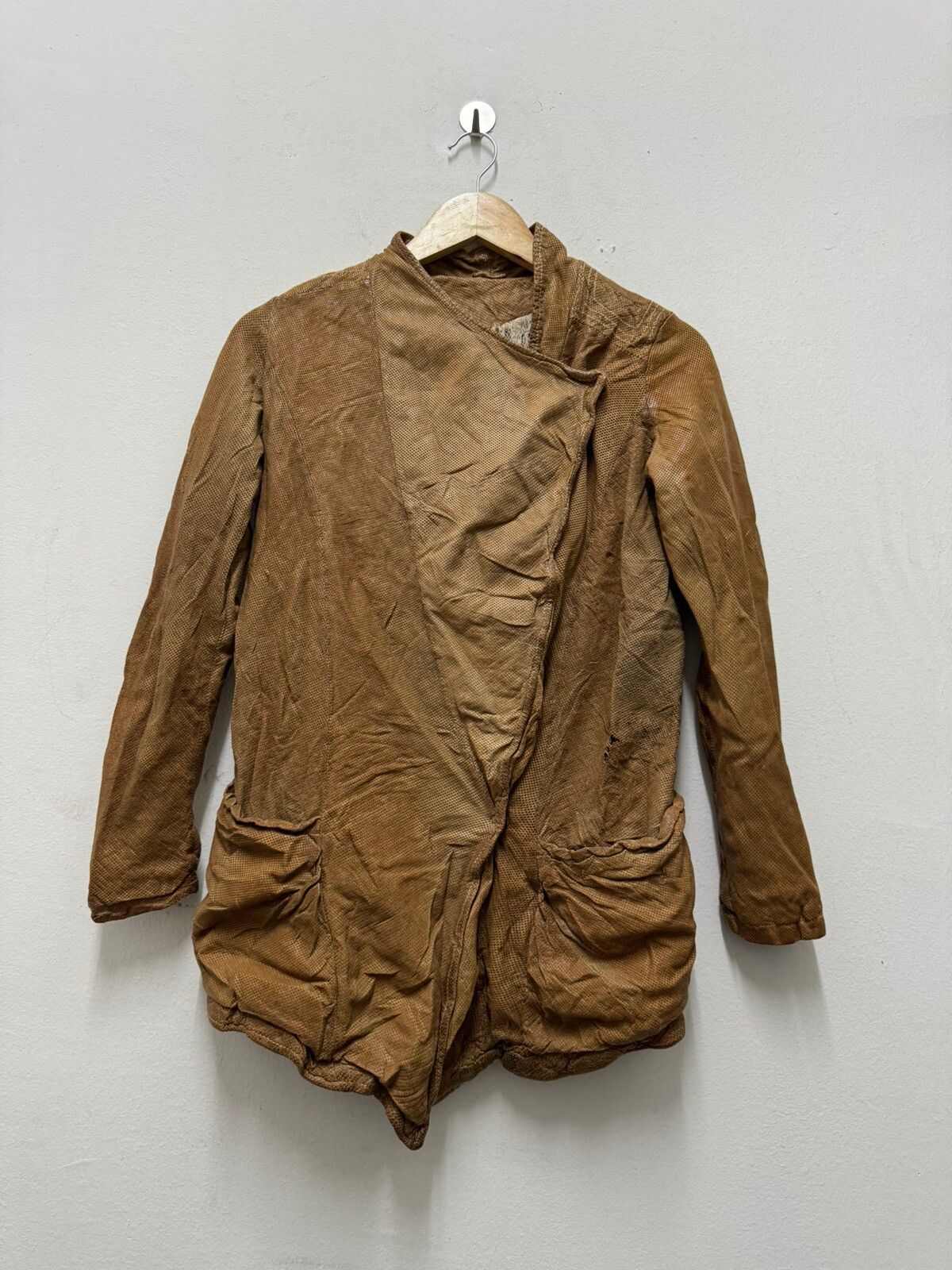 Vintage Giorgio Brato leather jacket Size US XXS / EU 40 - 1 Preview