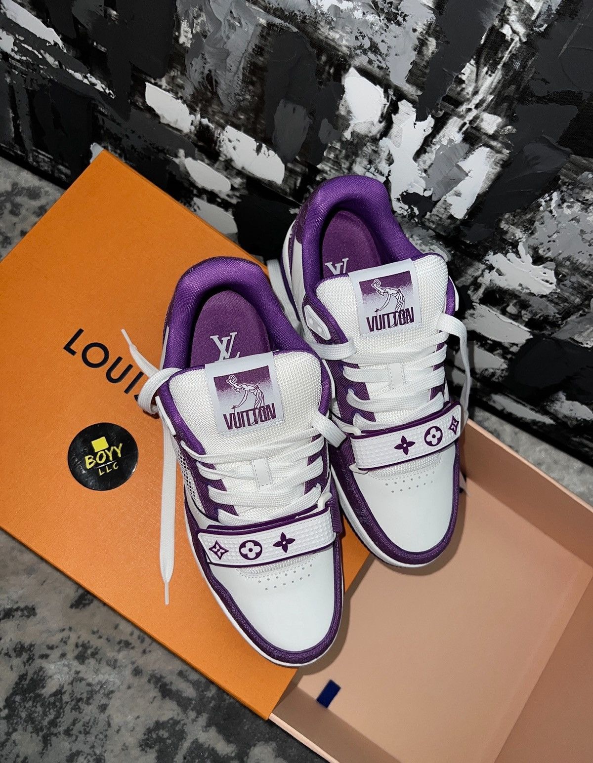 Louis Vuitton Louis vuitton monogram strap sneakers lv7.5 Size US 9.5 / EU 42-43 - 3 Thumbnail
