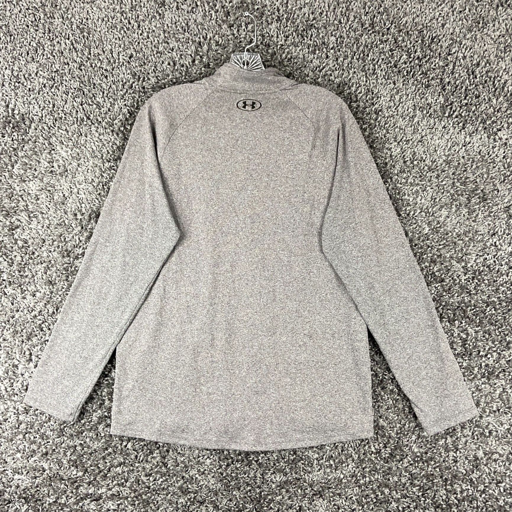 Under Armour Under Armour Shirt Men M Gray 1/2 Zip Long Sleeve Activewear Running Gym & Training Men’s Medium Gray 1/2 Zip Shirt Size US M / EU 48-50 / 2 - 8 Thumbnail