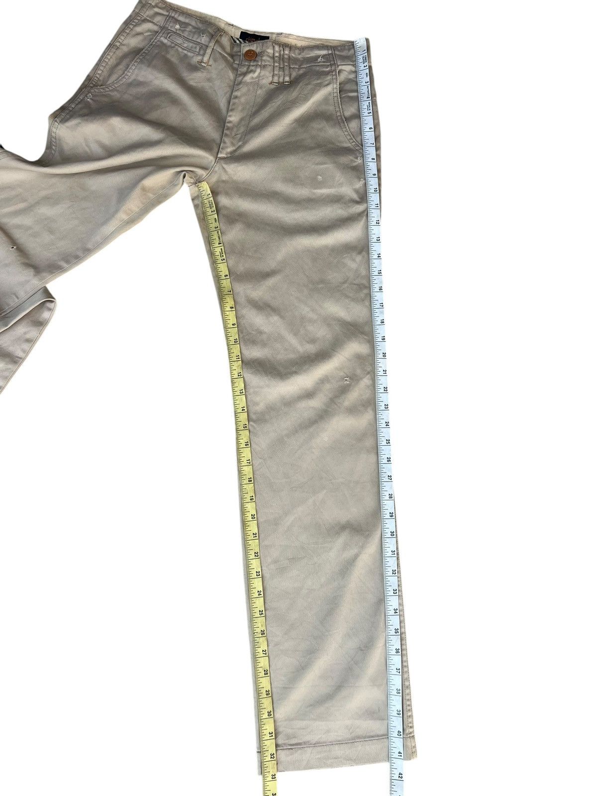 Chimala Distressed Rips Stains Chimala Chinos Trouser Pant Size US 29 - 6 Thumbnail