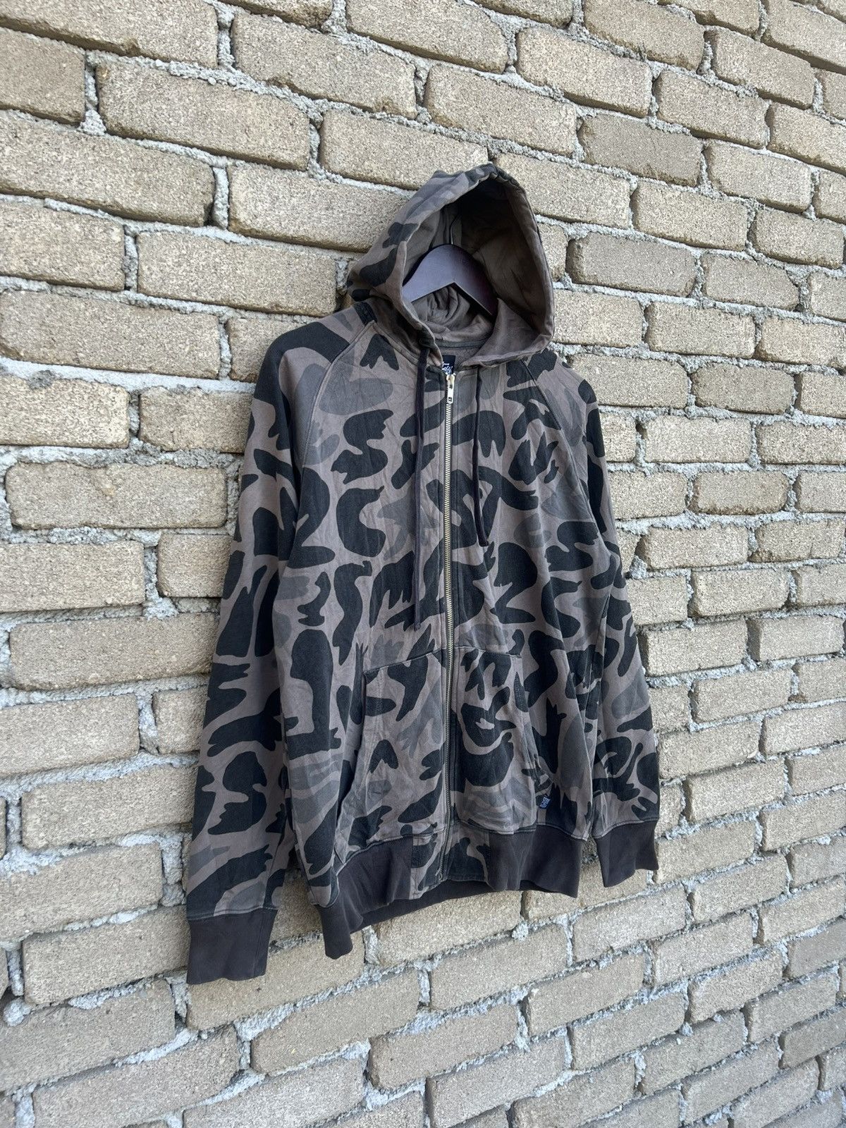 Stussy Stussy Crown Fullprint Stussy Zipper Hoodie Size US M / EU 48-50 / 2 - 3 Thumbnail