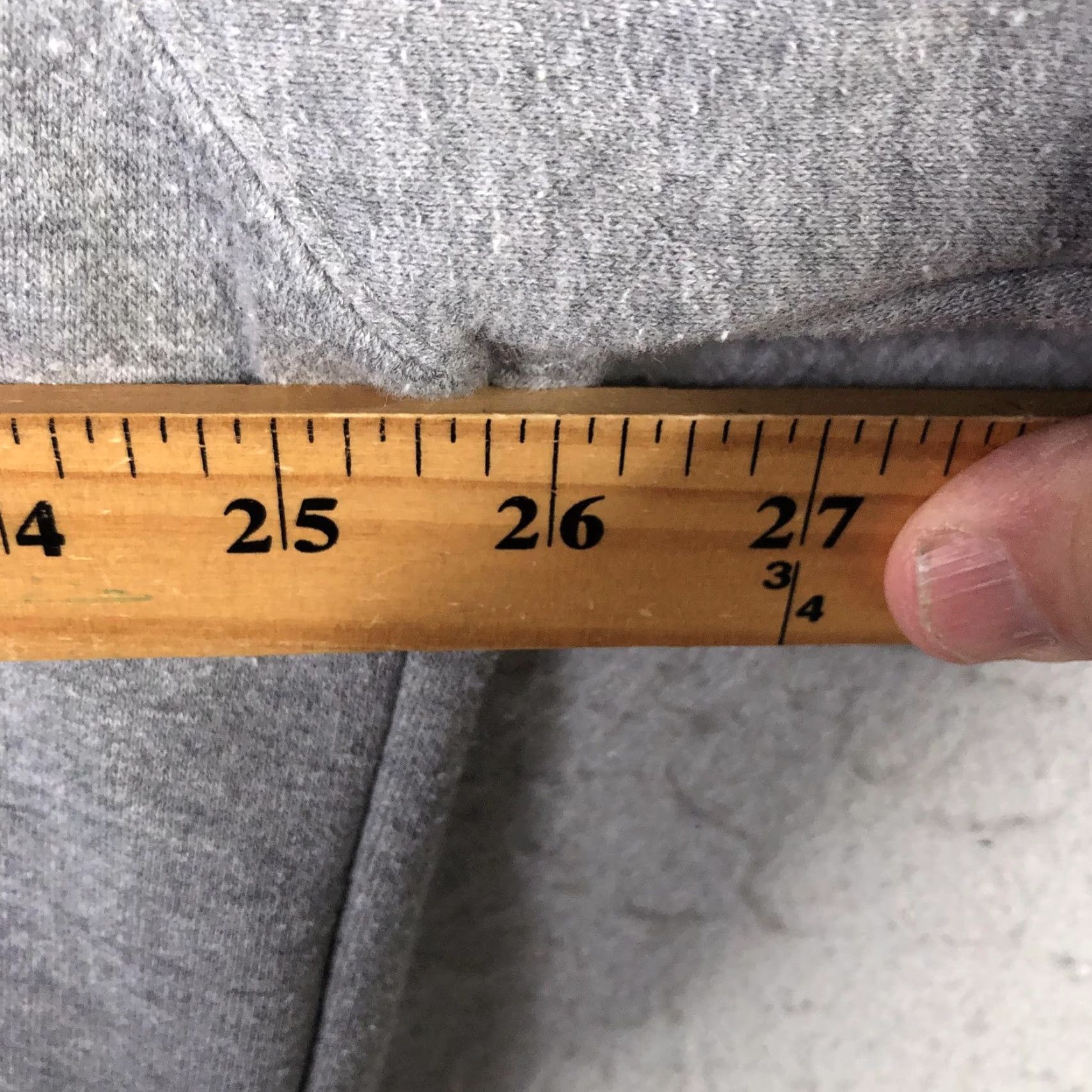 Logo 7 Craftsman Hoodie Mens 2XL Gray Logo Pullover Fleece Workwear Pockets Graphic Print Size US XXL / EU 58 / 5 - 4 Thumbnail