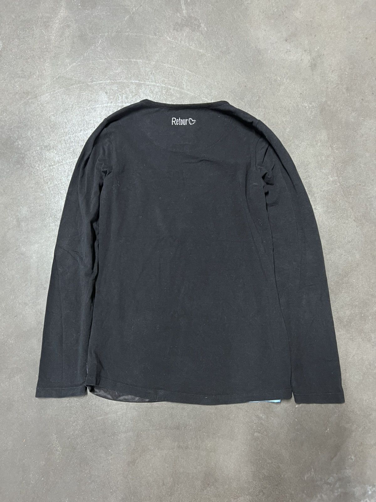 Vintage Avant Garde Portrait Longsleeve Size XL / US 12-14 / IT 48-50 - 5 Thumbnail