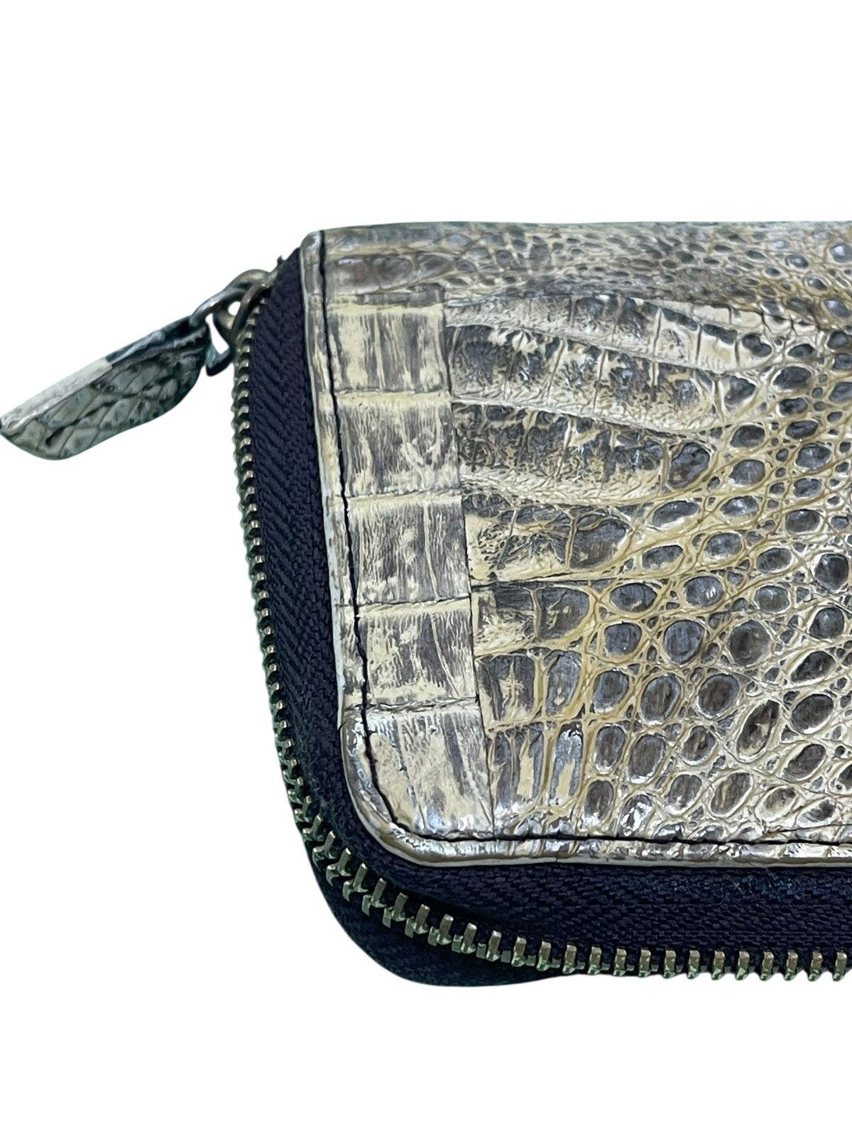 Comme des Garcons × Stussy Crocodile Skin Unknown Wallet Bag prada julius dior ami 1🟩0 Size ONE SIZE - 3 Thumbnail
