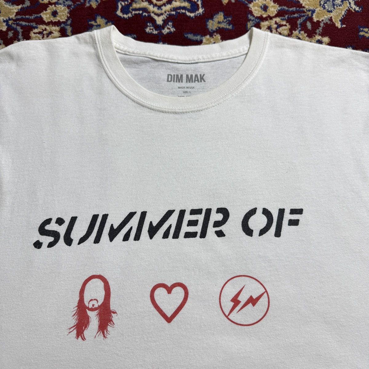 Fragment Design Summer Of Seve Aoki x Fragment Design Hiroshi Fujiwara tee Size US L / EU 52-54 / 3 - 1 Thumbnail