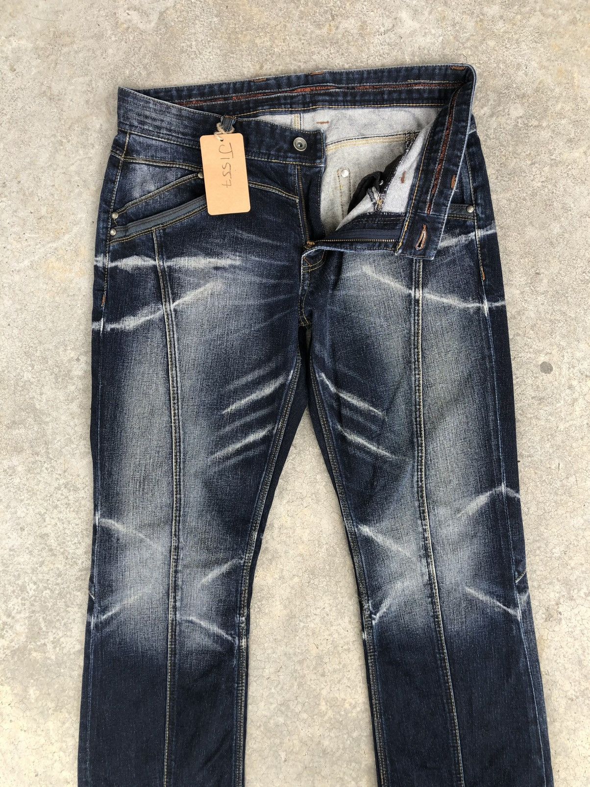If Six Was Nine Nicole Club Flared Jeans Distressed Jeans Size US 32 / EU 48 - 3 Thumbnail